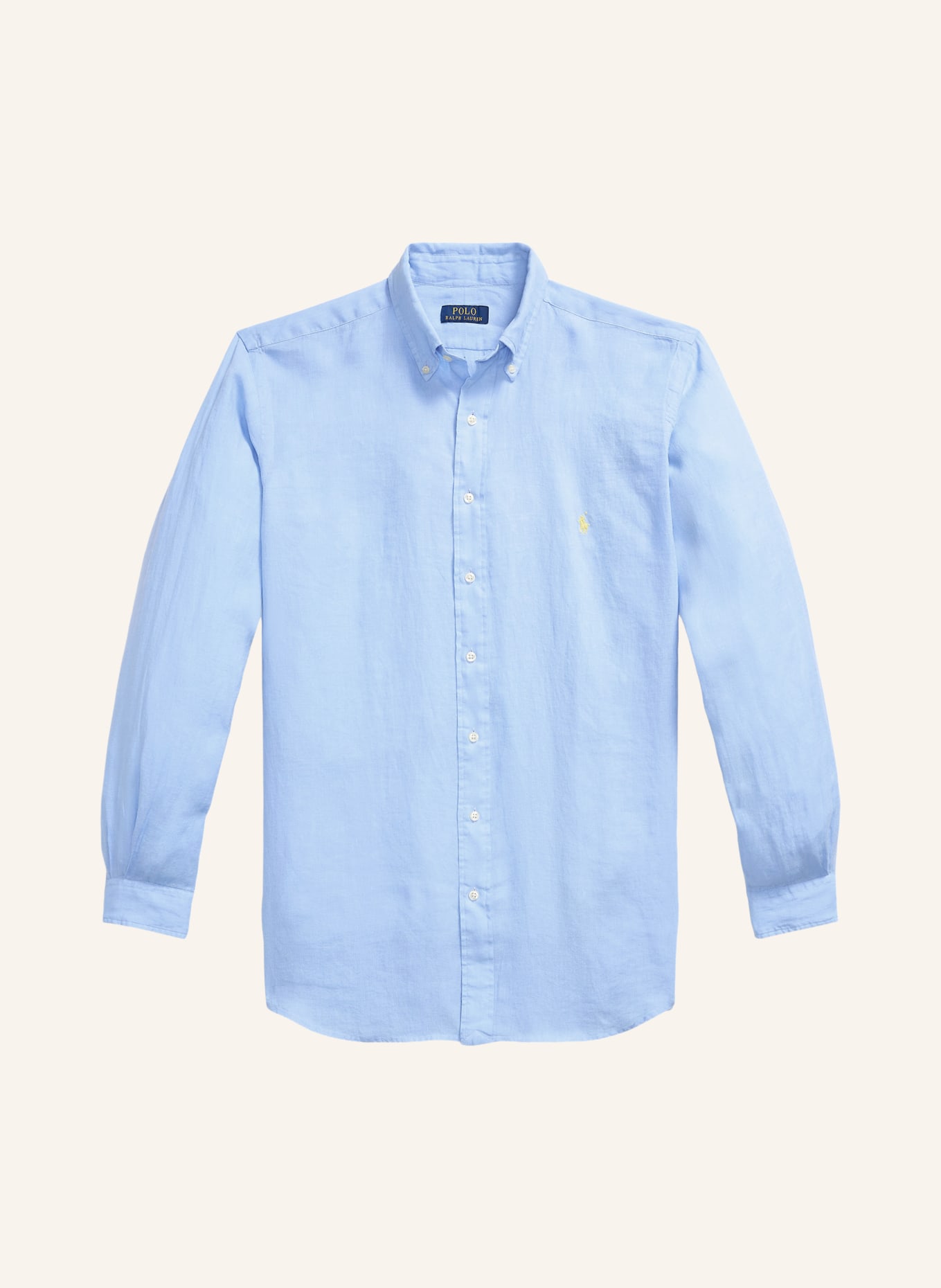 POLO RALPH LAUREN Big & Tall Linnen hemd Comfort Fit: LICHTBLAUW