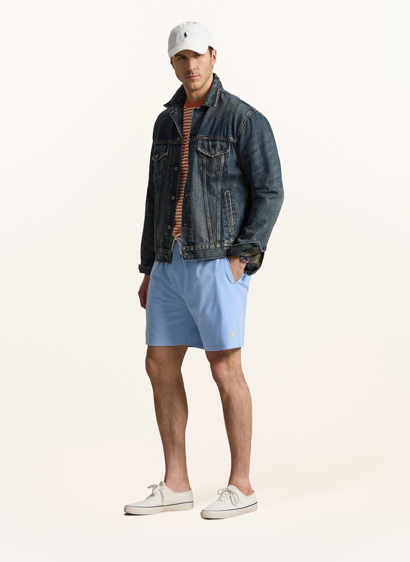 POLO RALPH LAUREN Big & Tall korte broek: LICHTBLAUW