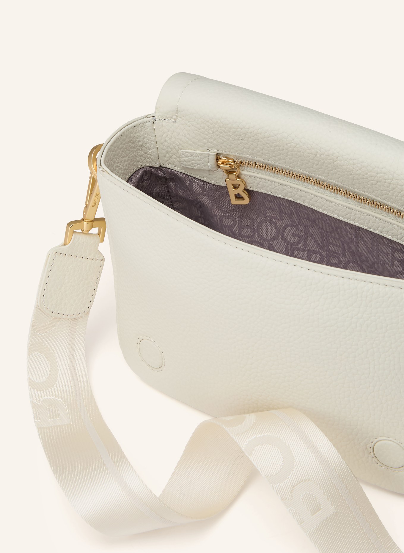 BOGNER Umhängetasche WALLIS: ECRU