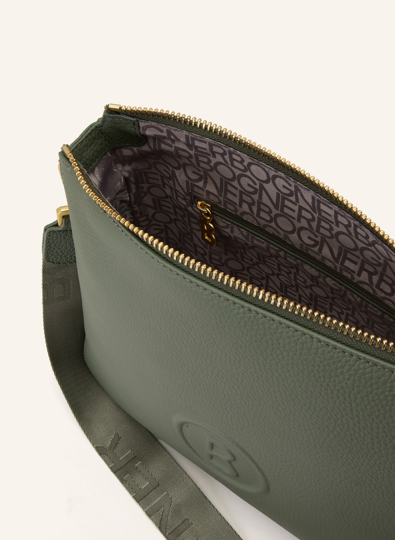 BOGNER Umhängetasche BOZEN HEDWIG: KHAKI / GOLD