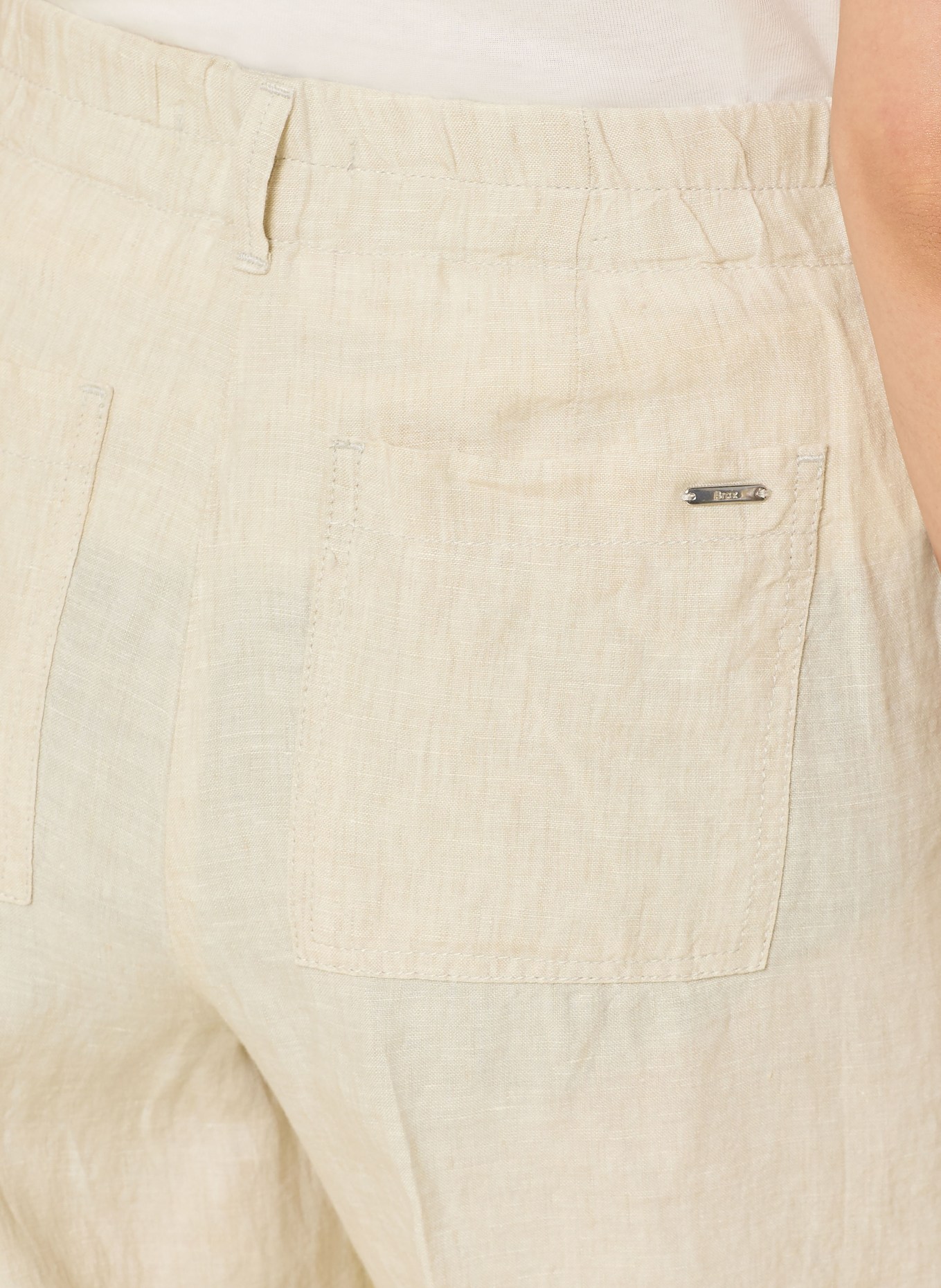 BRAX 7/8-Leinenhose MAINE: BEIGE