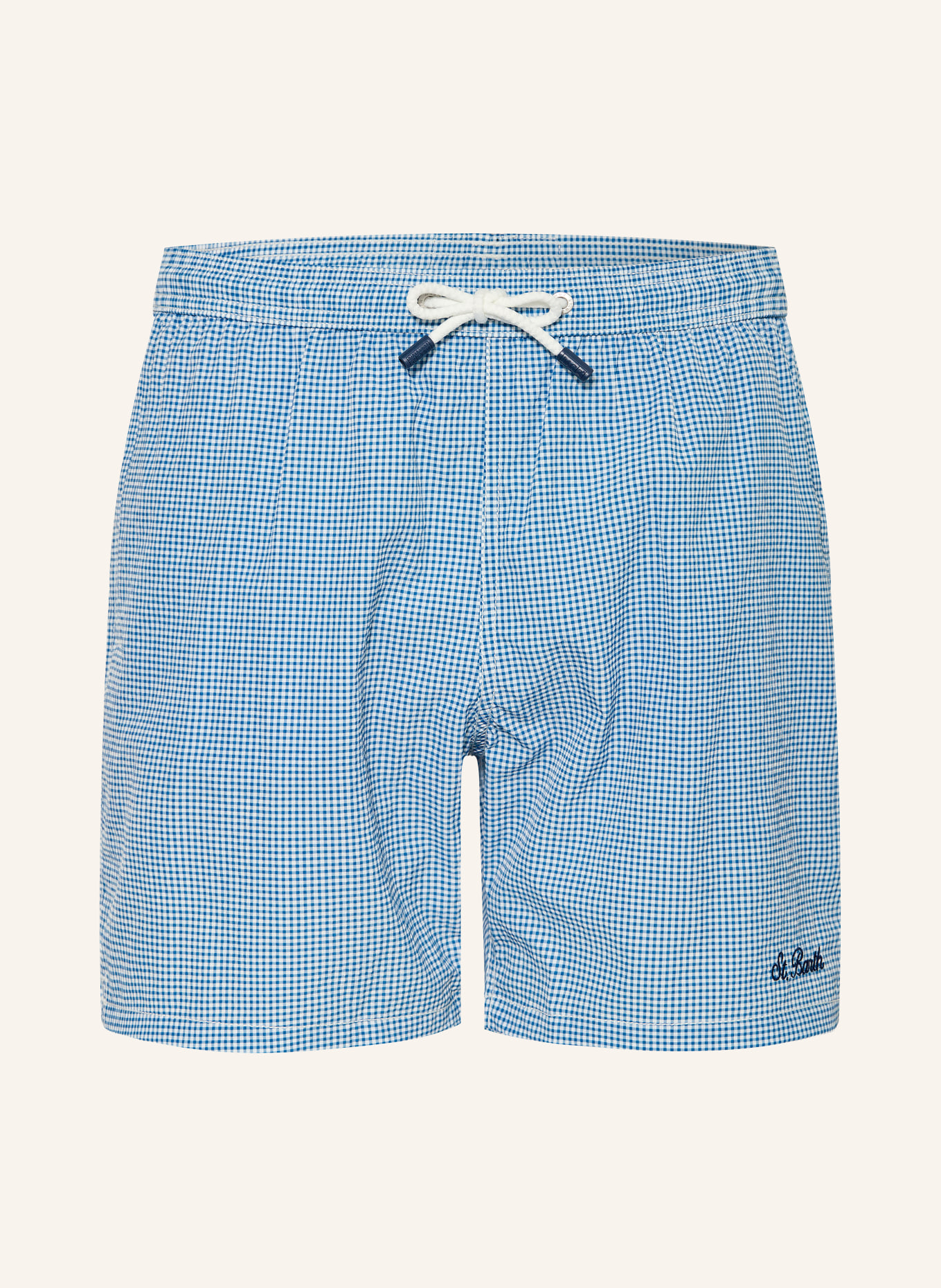 MC2 SAINT BARTH Badeshorts PATMOS: BLAU / WEISS