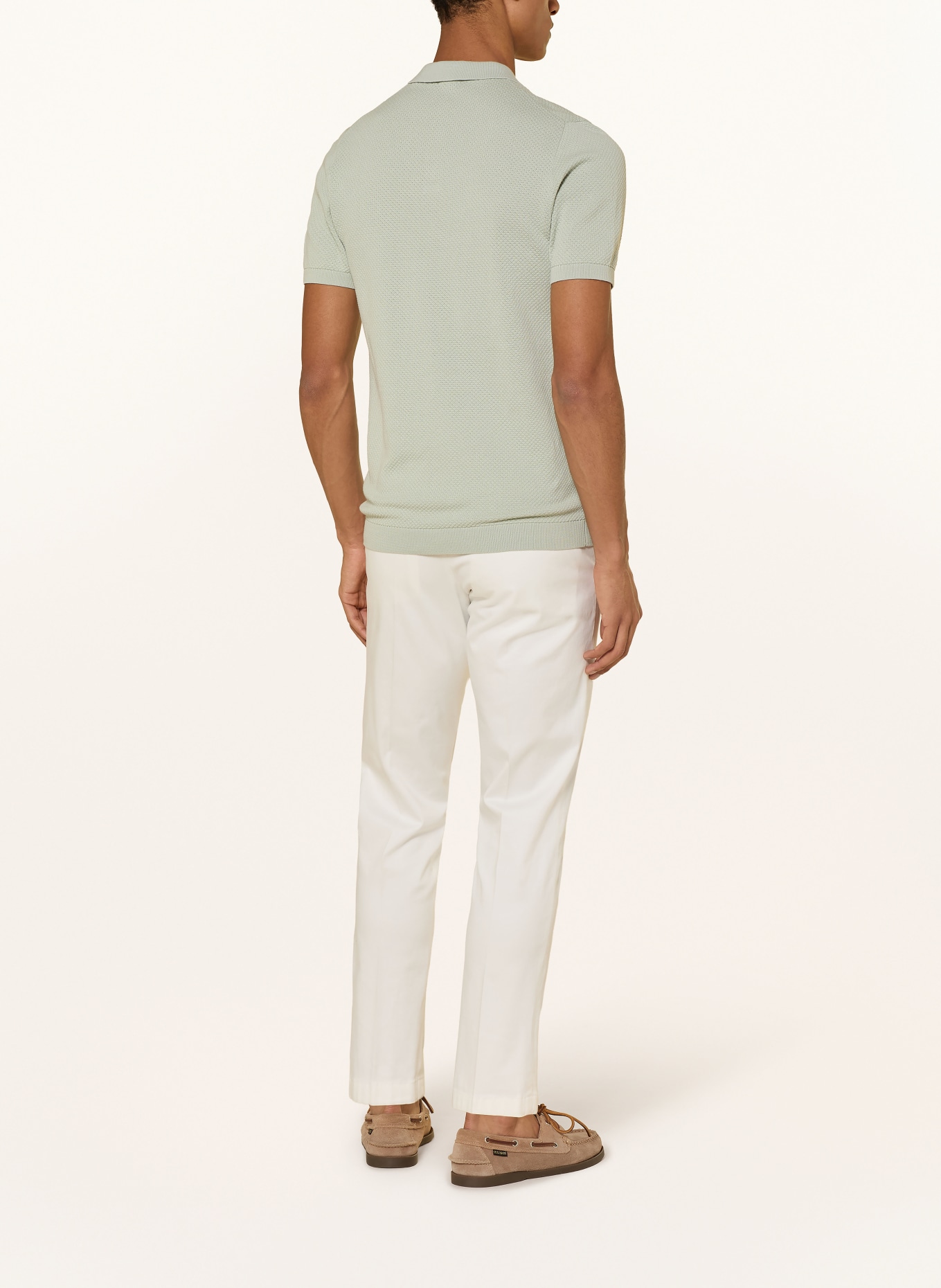 DRYKORN Koszulka polo z dzianiny TRITON regular fit: JASNOZIELONY