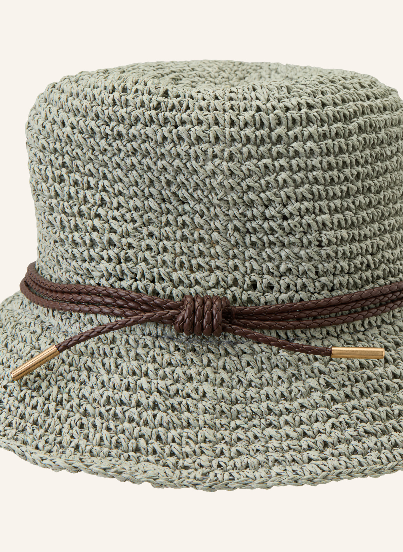 P.A.C. Strohhut LILEN: BLAUGRAU