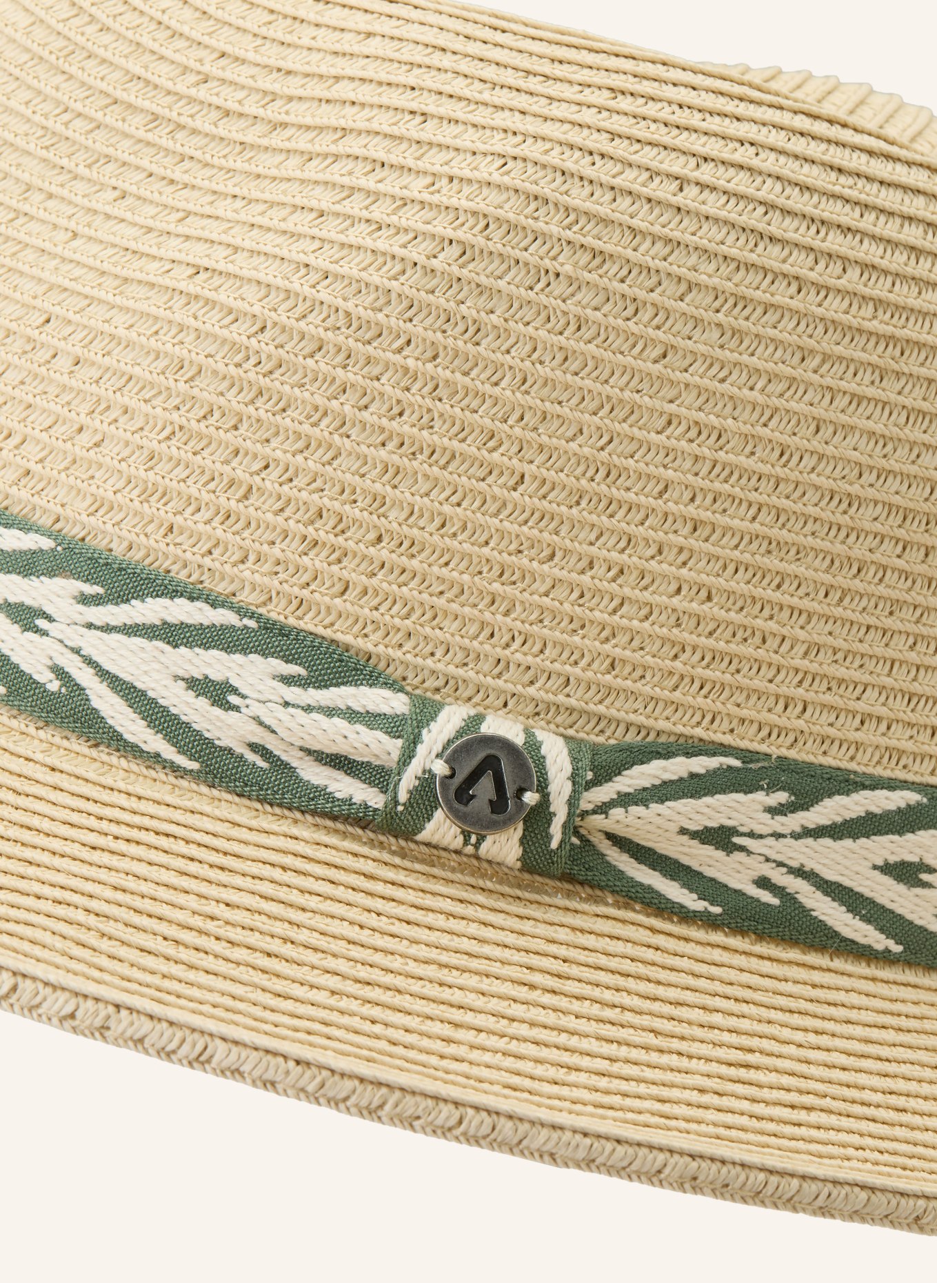P.A.C. Slaměný klobouk: KRÉMOVÁ / ZELENÁ / BÍLÁ