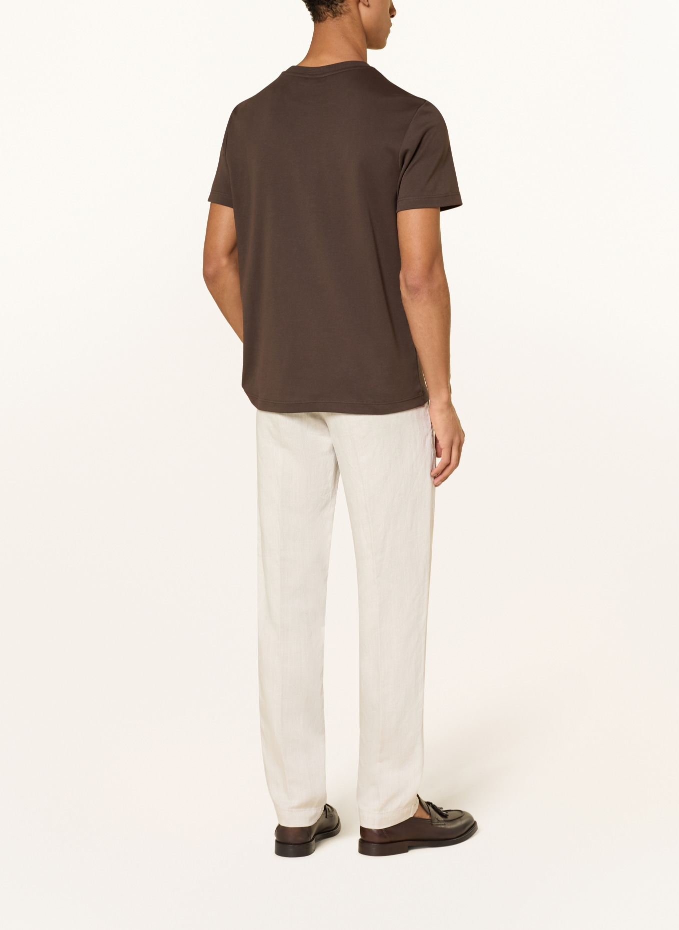 JOOP! T-shirt PRIAMO: CIEMNOBRĄZOWY