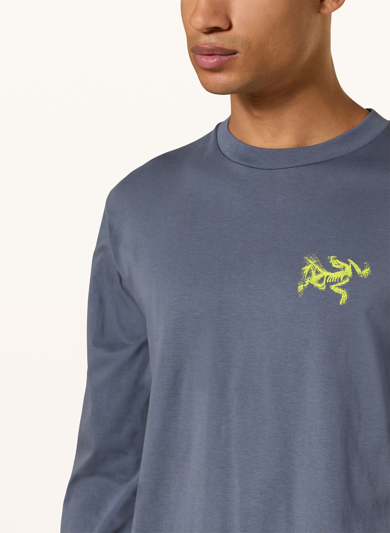 ARC'TERYX Sweter KRAGG: CZIEMNOSZARY / JASKRAWY ŻÓŁTY