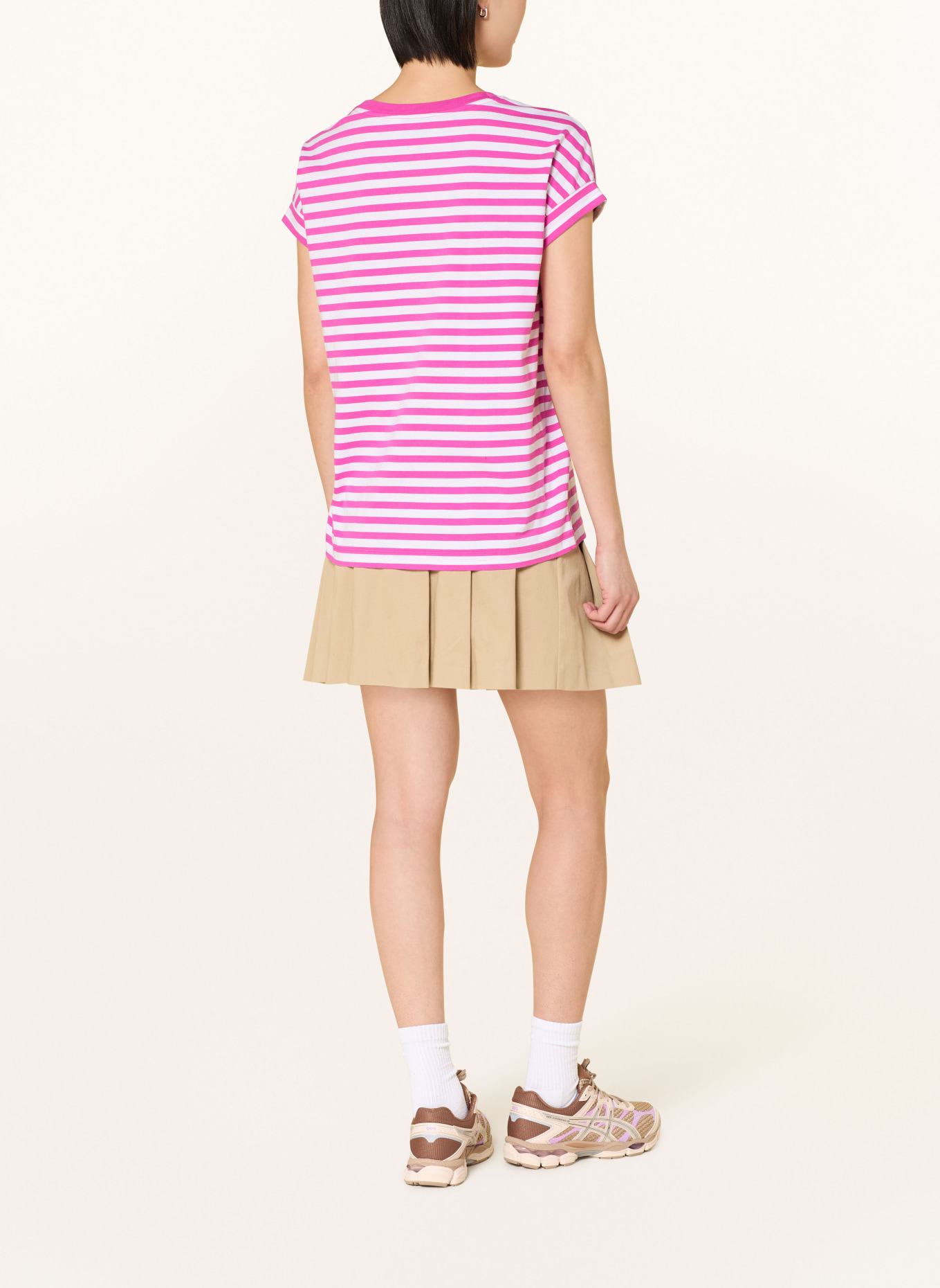 ARMEDANGELS T-shirt IDAARA: ROZE / WIT