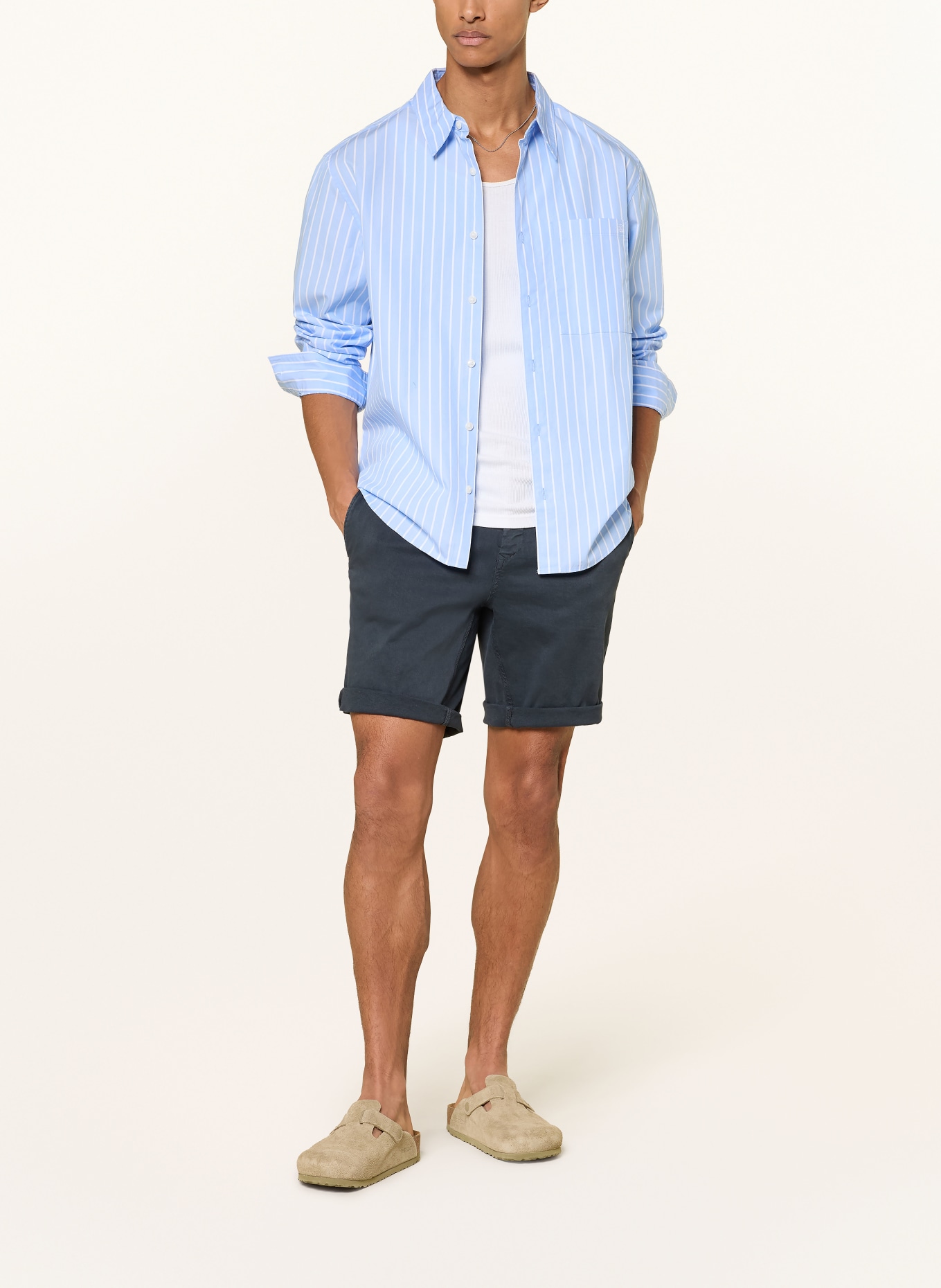 REPLAY Jeansshort BENNI Regular Fit: DONKERBLAUW