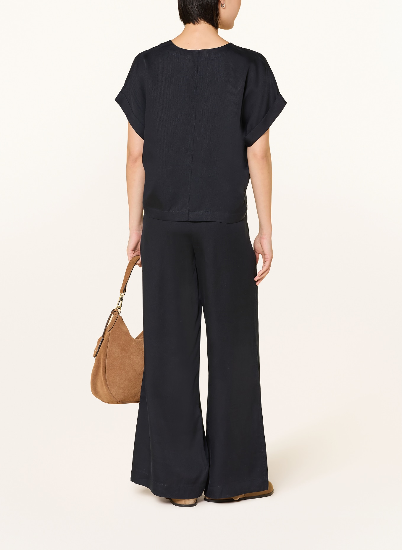 LANIUS chemisier: BLEU FONCÉ