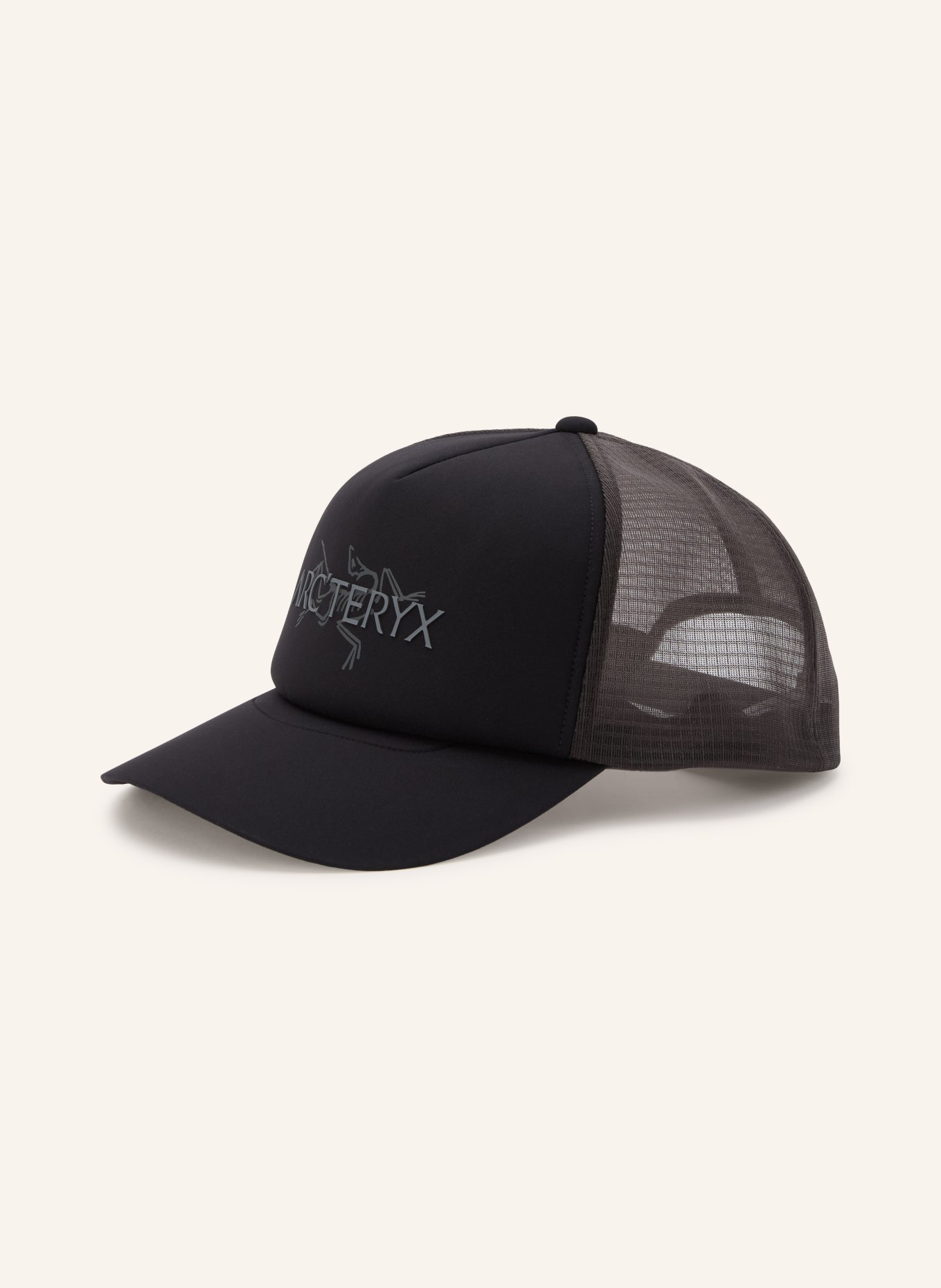 ARC'TERYX Cap BIRD WORD TRUCKER: BLACK / DARK GRAY