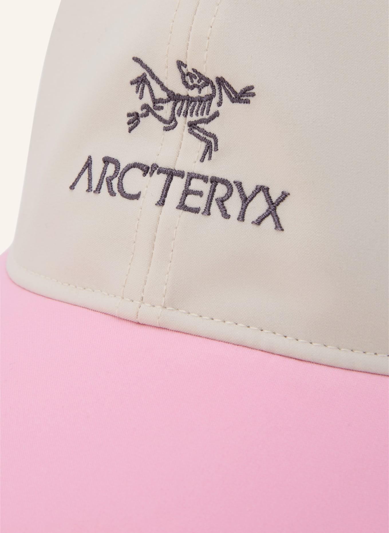ARC'TERYX Cap BIRD WORD: ECRU / PINK