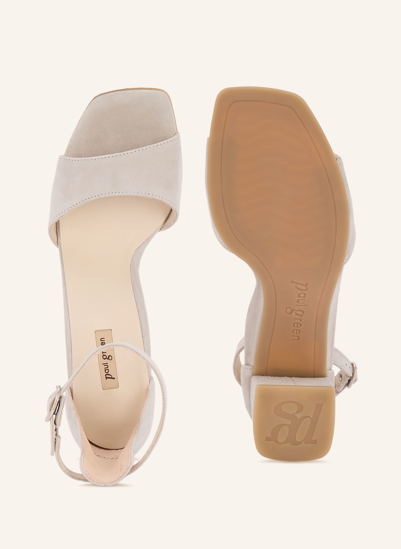 paul green Sandalen SAMTZIEGE DAKAR: HELLGRAU