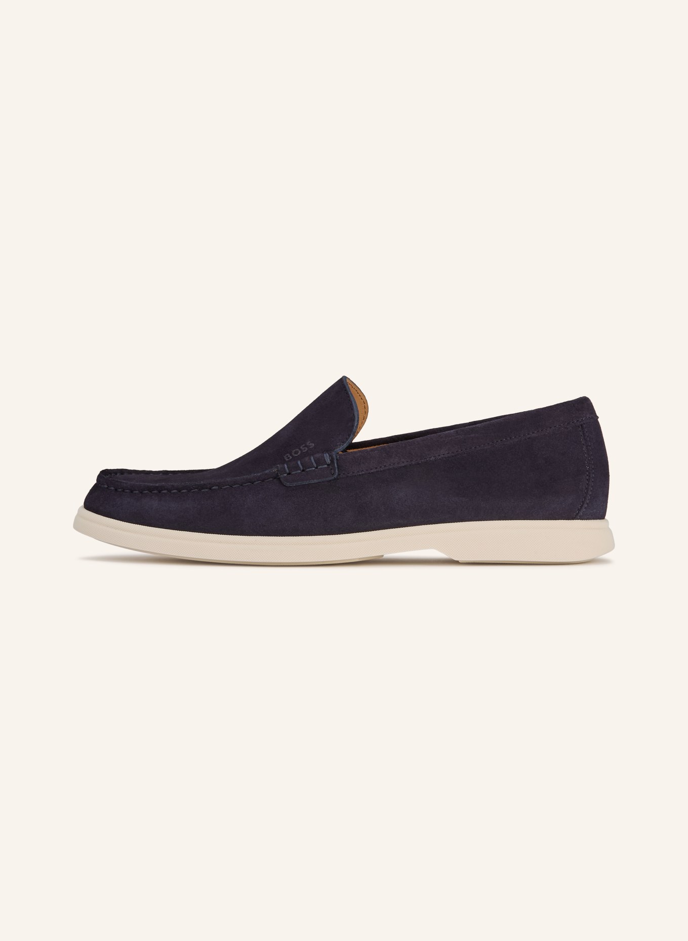 BOSS Slipper SIENNE: DONKERBLAUW