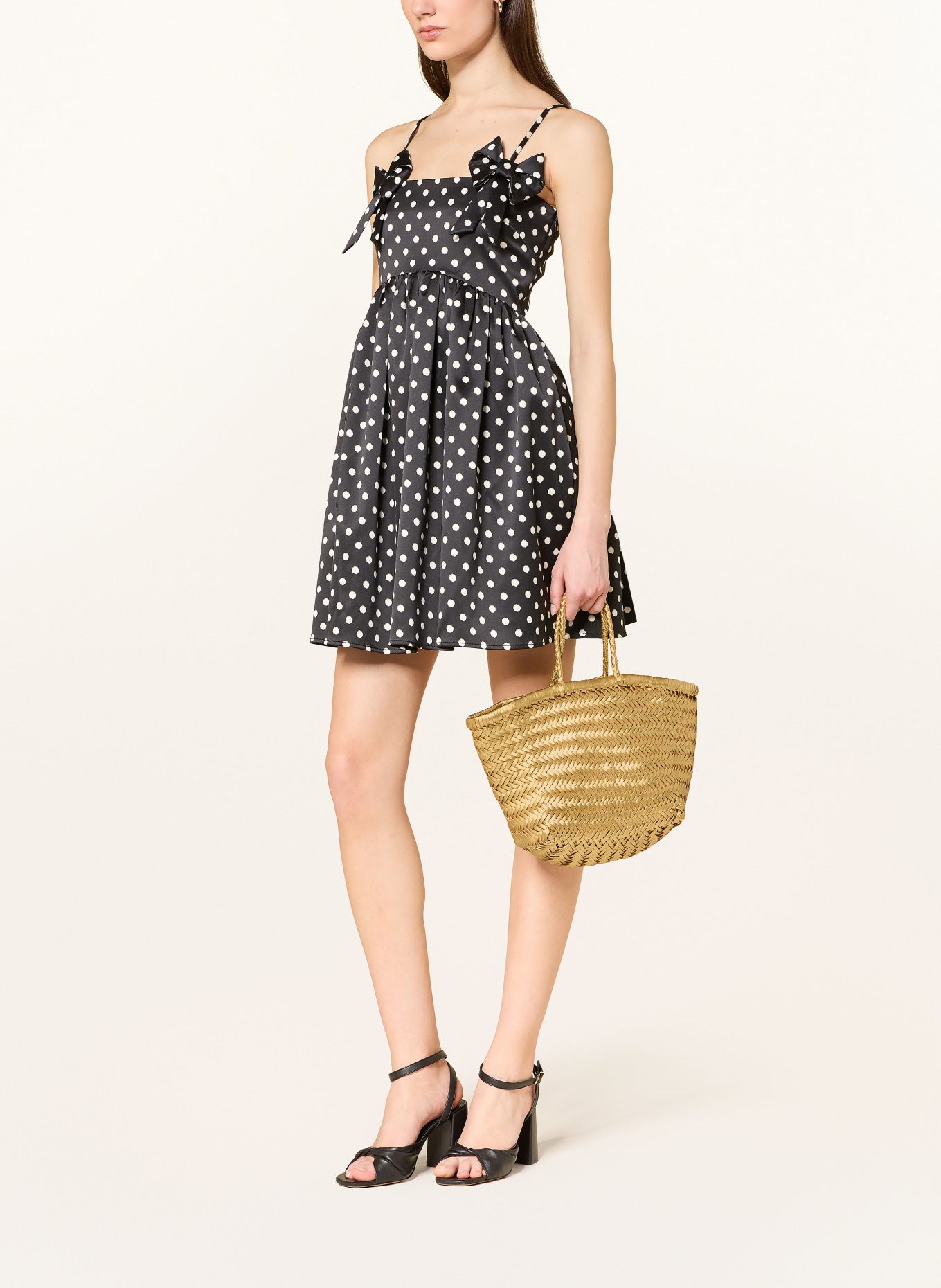 DRAGON DIFFUSION Sac à main BAMBOO TRIPLE JUMP SMALL: OR