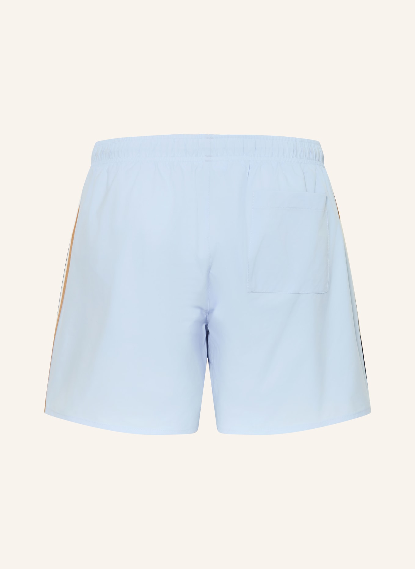 BOSS Zwembroek ICONIC: LICHTBLAUW / WIT / ZWART