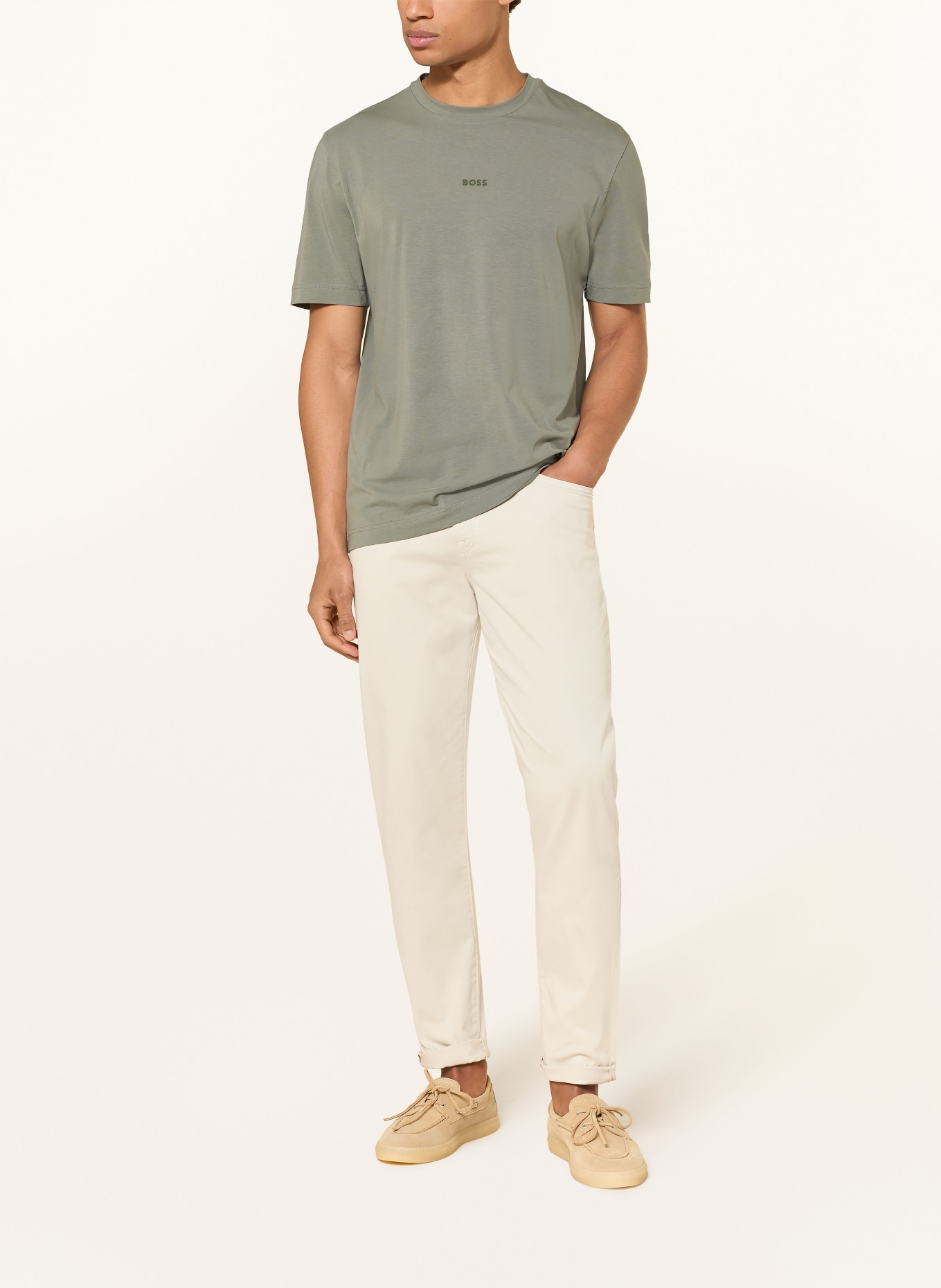 BOSS T-shirt TCHUP: GRIJS