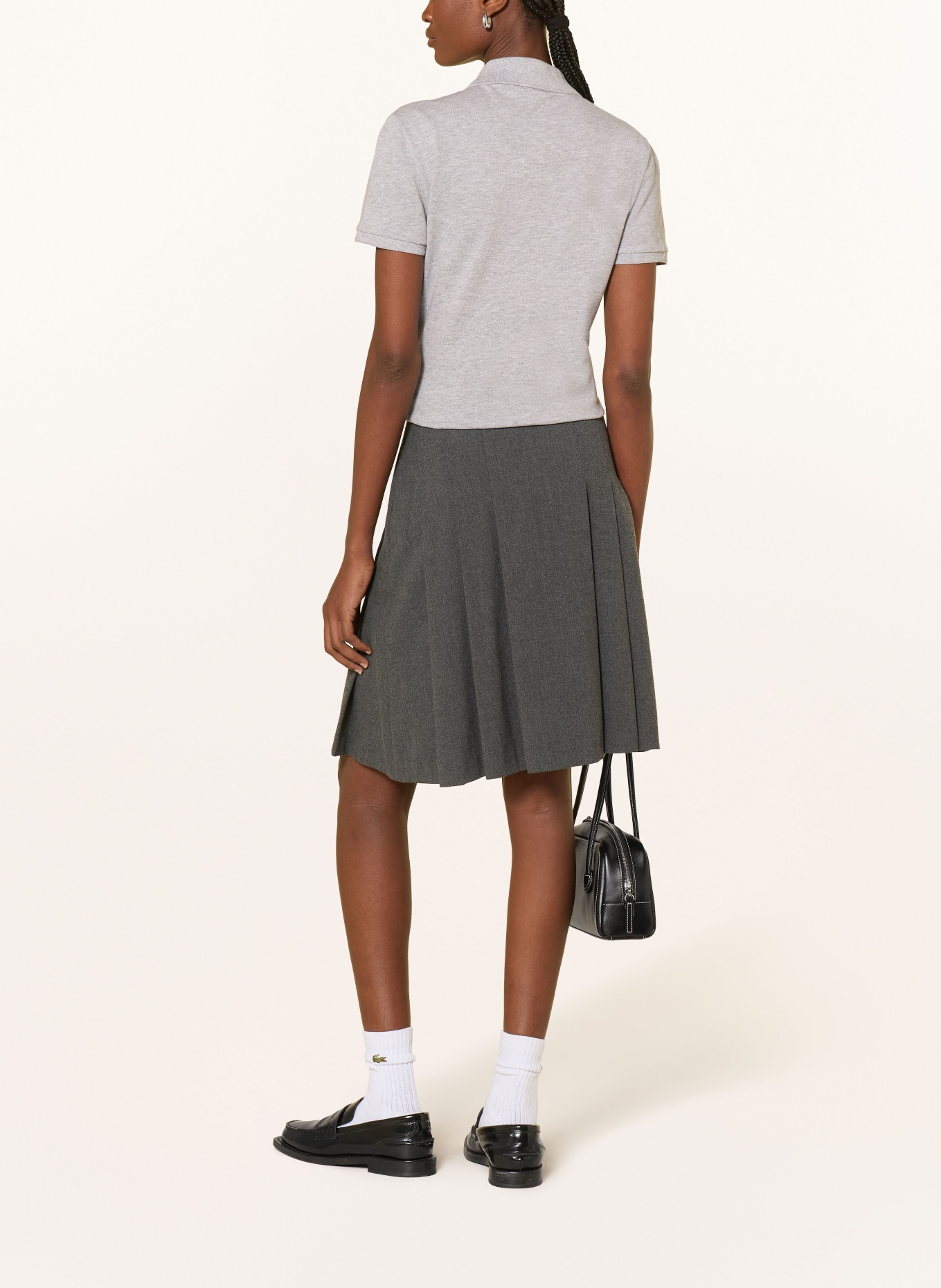 LACOSTE Piqué polokošile: ŠEDÁ