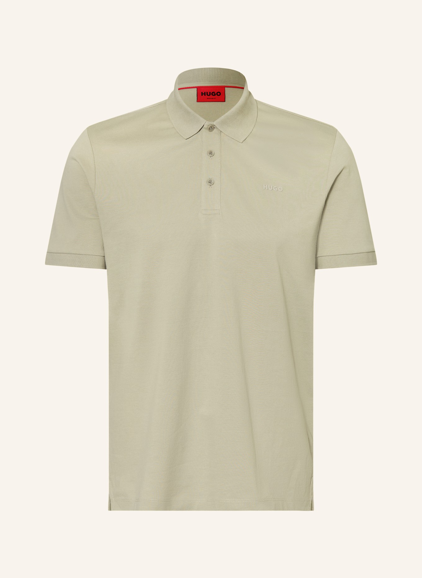 HUGO Piqué-Poloshirt DONOS Regular Fit: HELLGRÜN