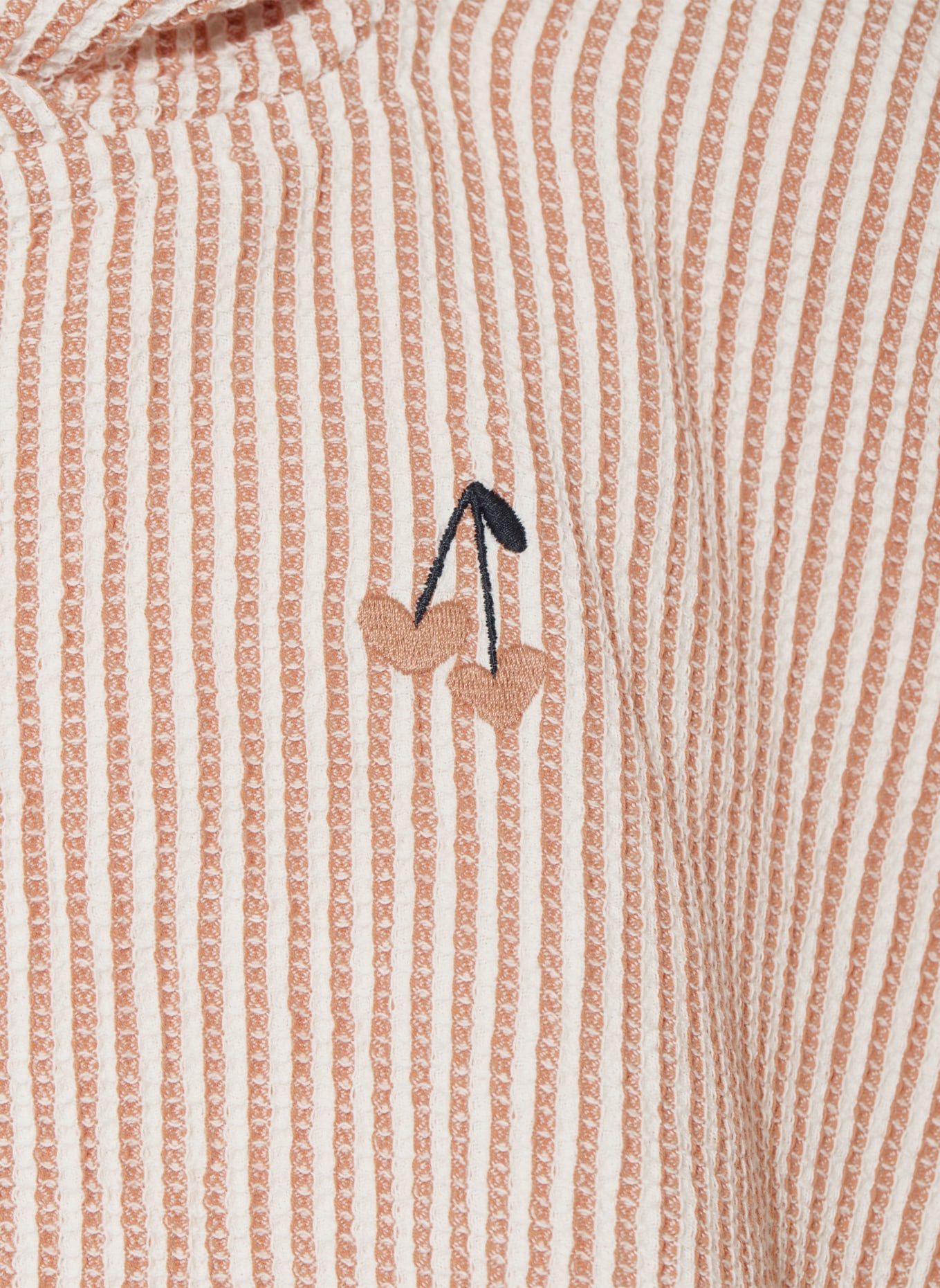 LIEWOOD Badecape PACO: HELLROT / WEISS