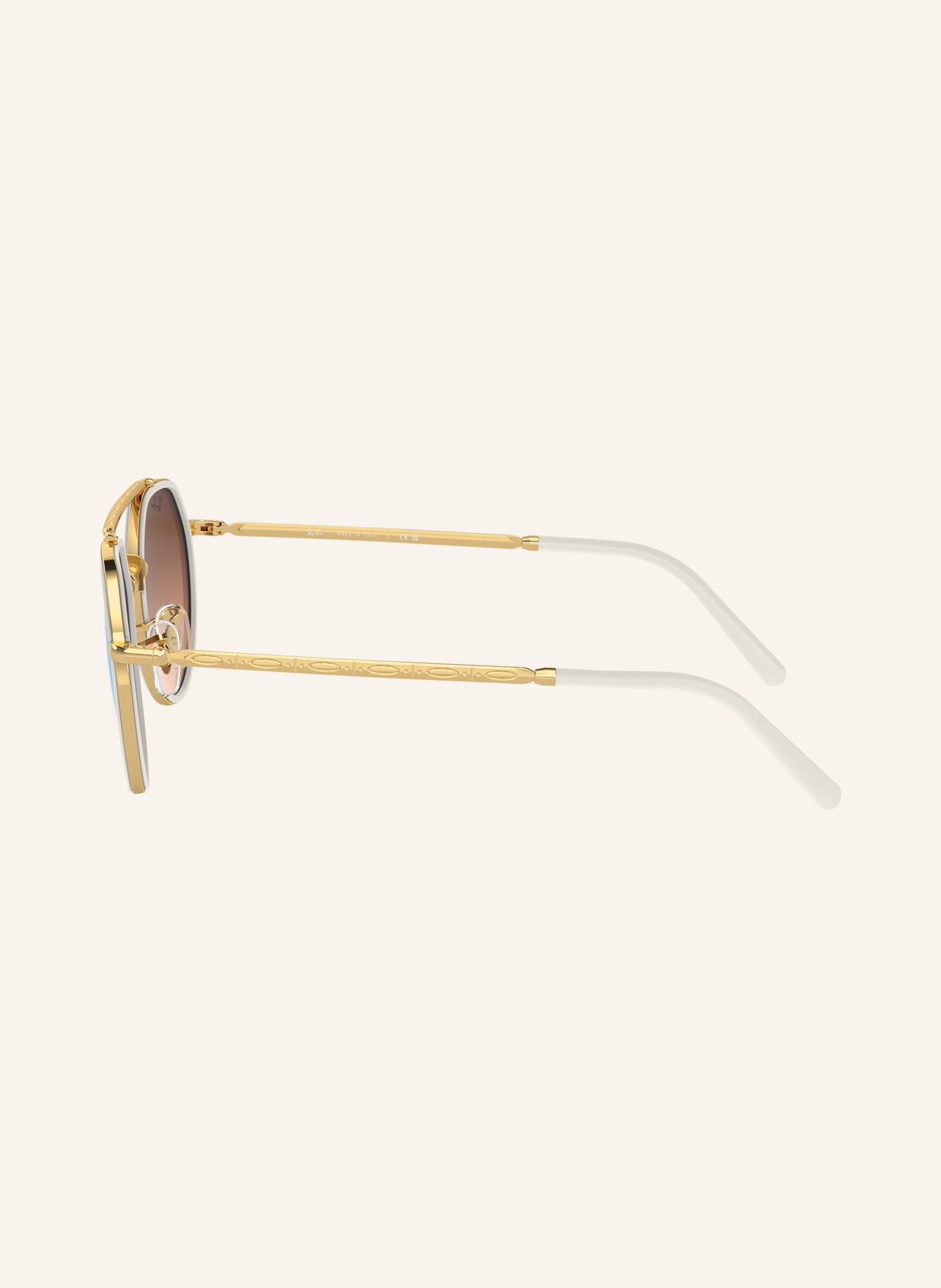 Ray-Ban Sunglasses RB3765: GOLD/BROWN MIRRORED