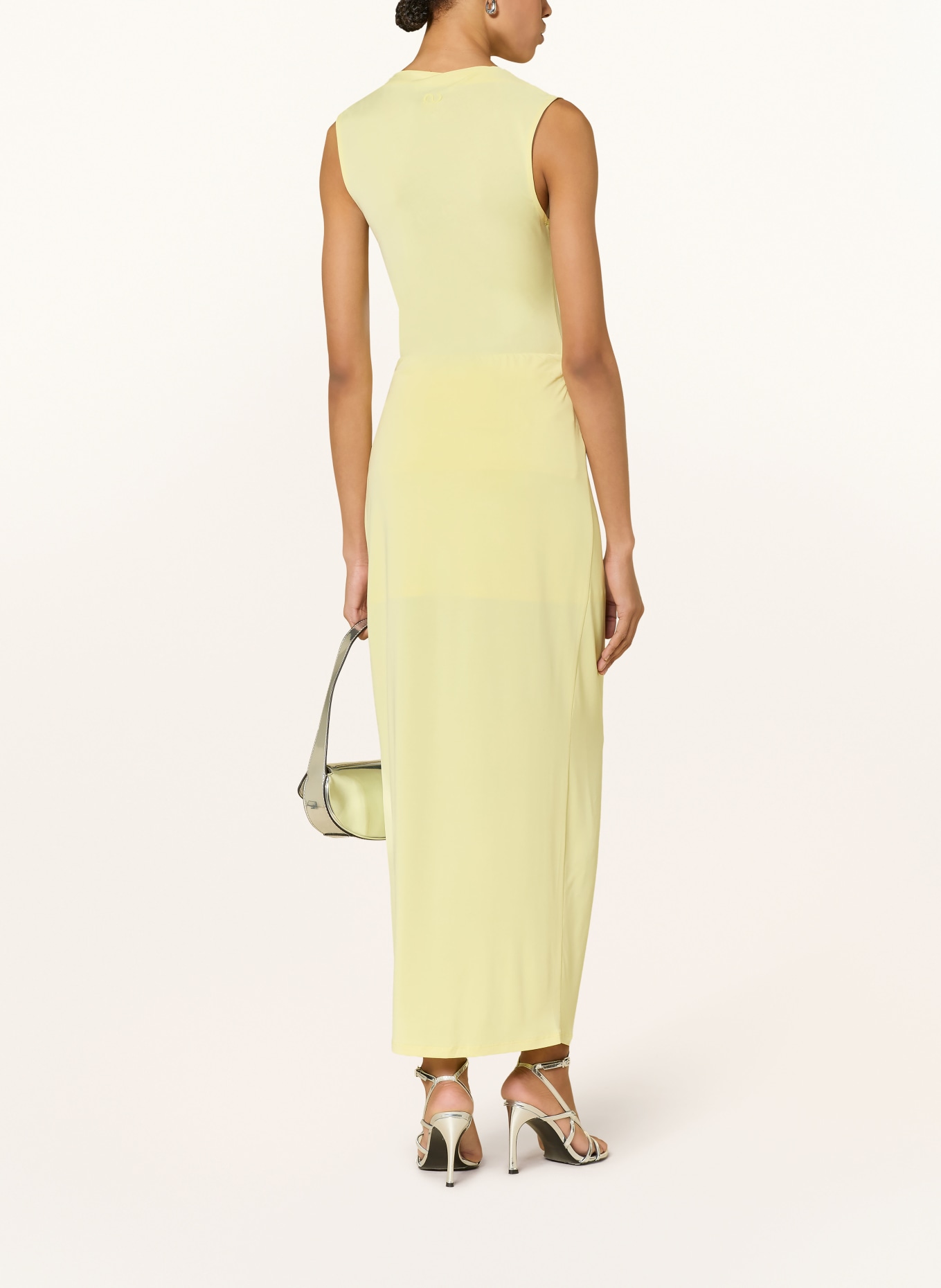 LeGer Studio Jerseyrock PERLE in Wickeloptik: GELB