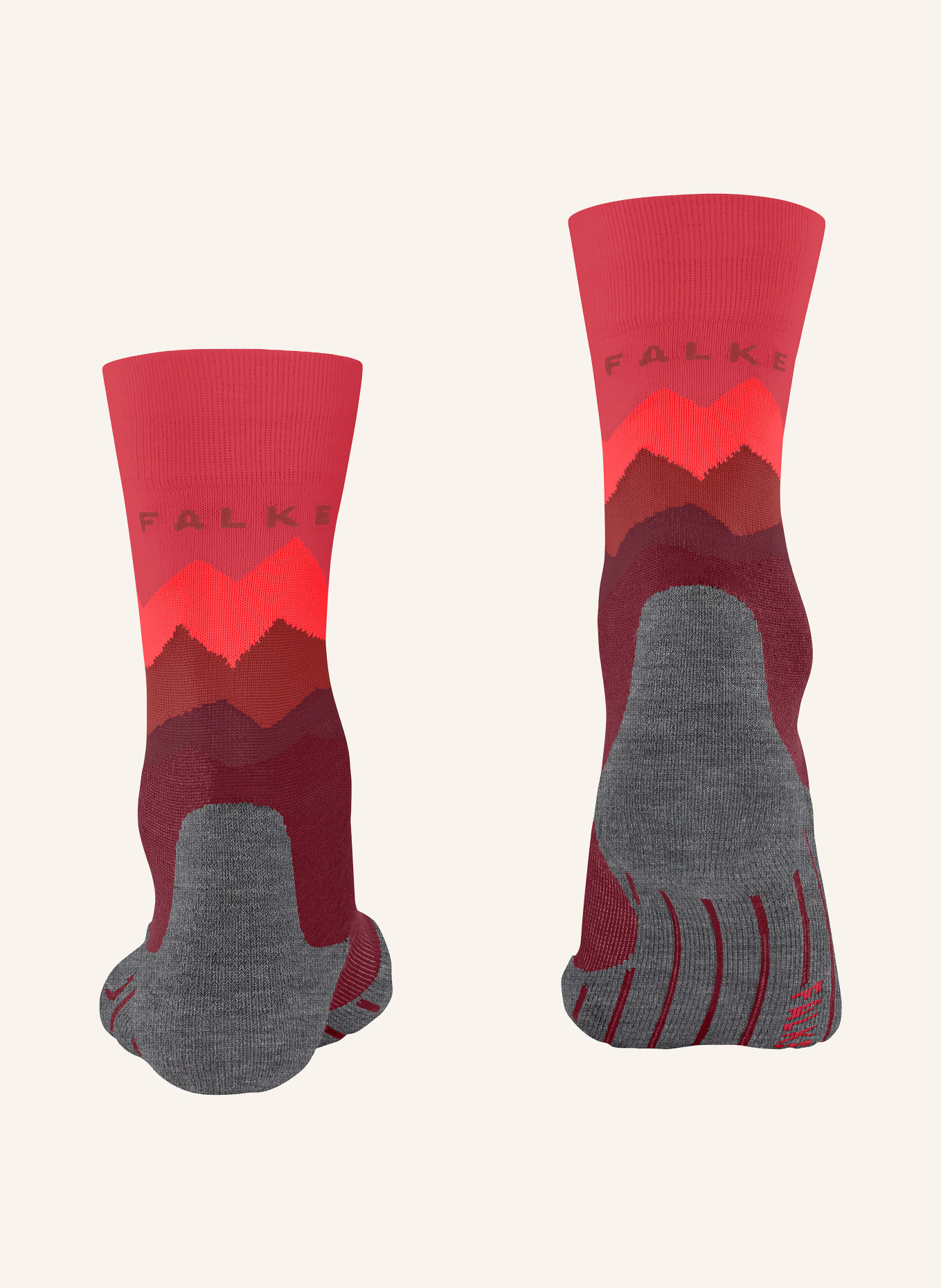 FALKE Trekking-Socken TK2: 8830 RUBY