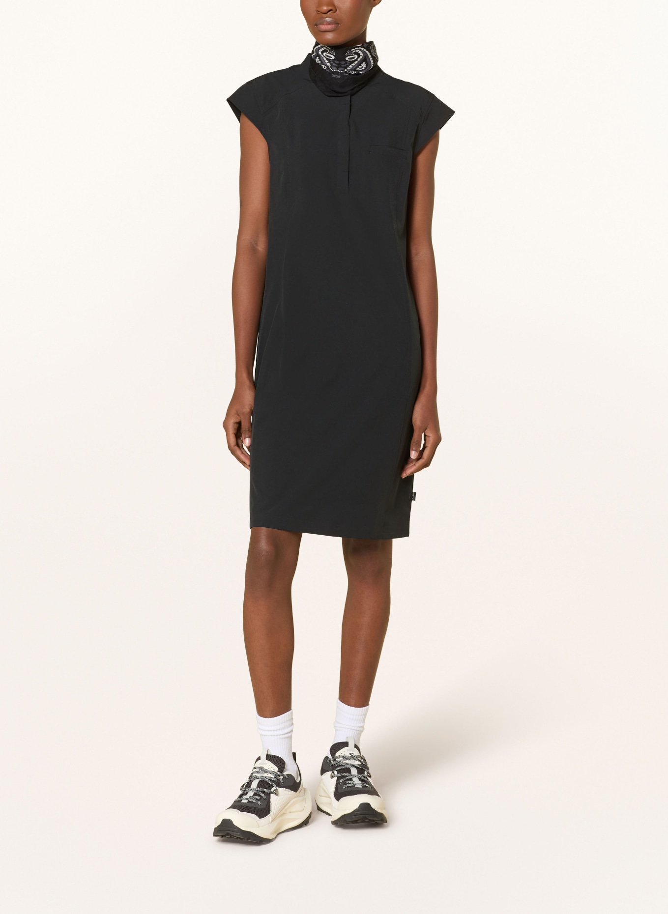 me°ru' MONTPELLIER outdoor dress: BLACK