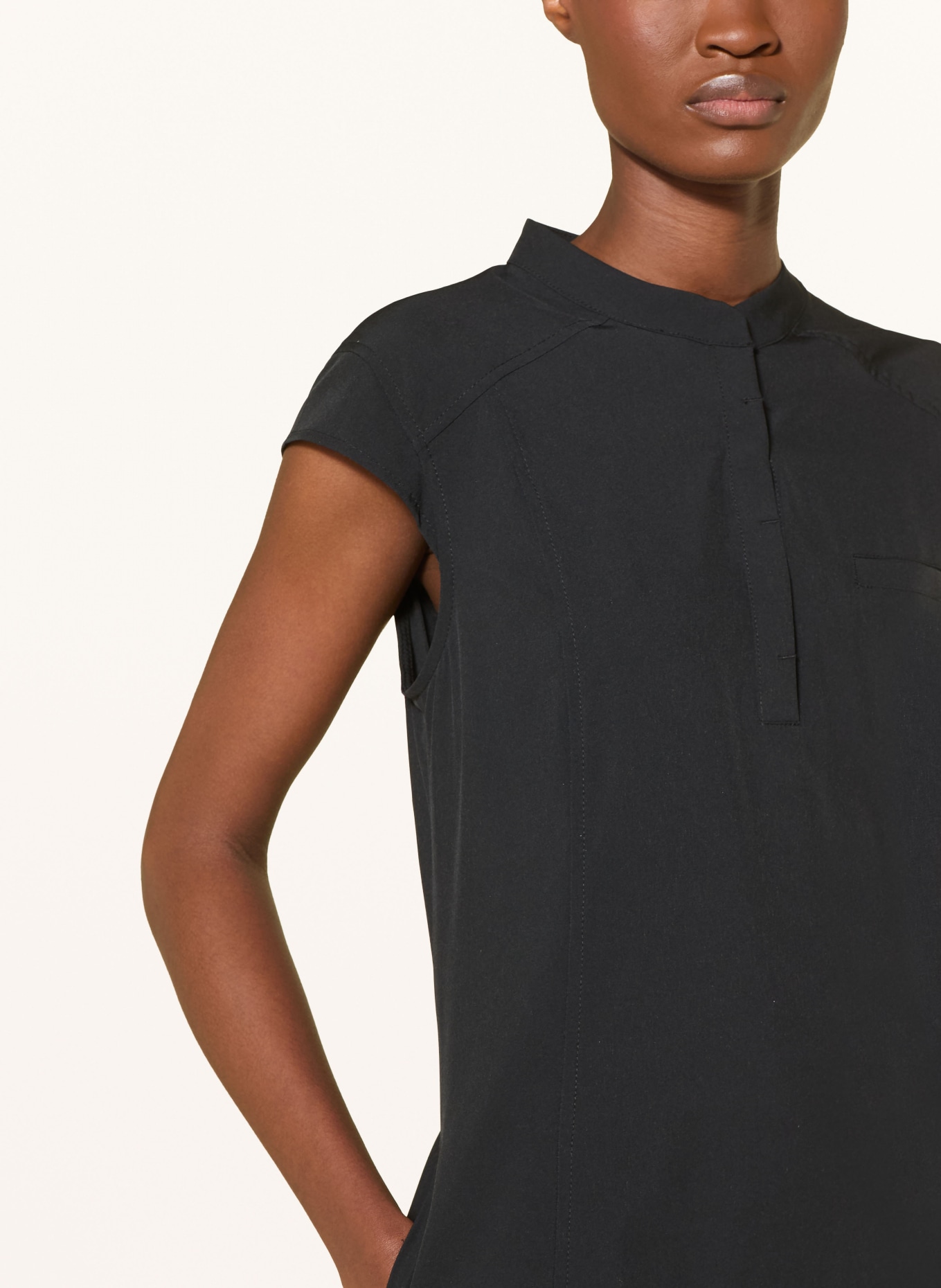 me°ru' MONTPELLIER outdoor dress: BLACK