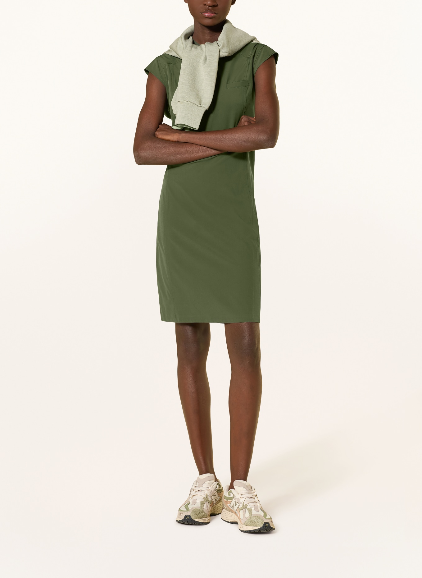 me°ru' Outdoor-Kleid MONTPELLIER: KHAKI