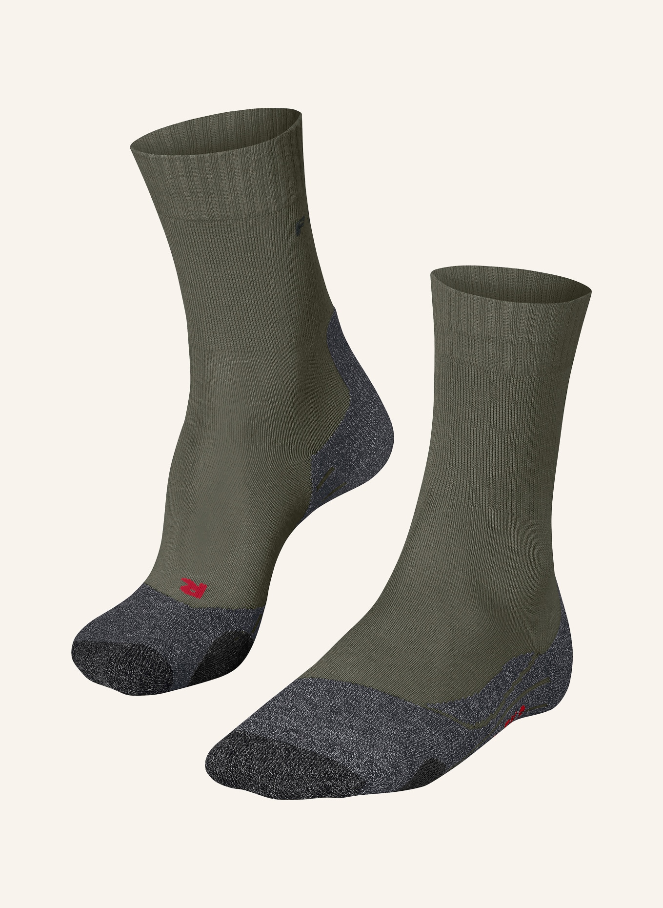 FALKE Trekking-Socken TK2 mit Merinowolle: 7830 olive