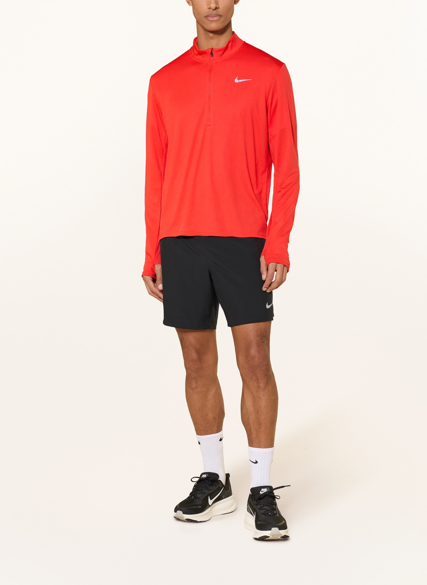 Nike Laufshirt PACER: ROT