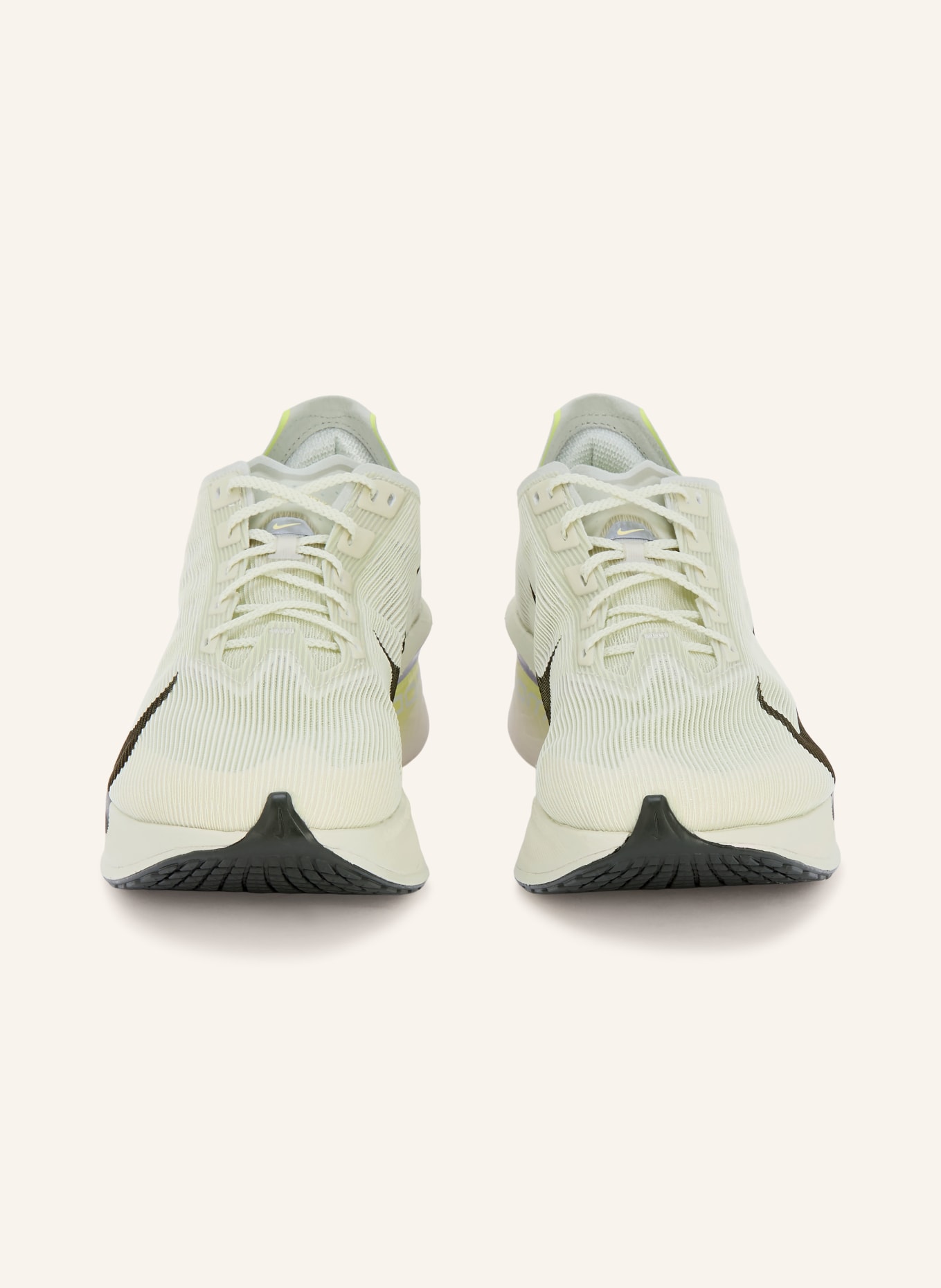 Nike Laufschuhe VAPORFLY 4: HELLGRÜN / DUNKELGRÜN