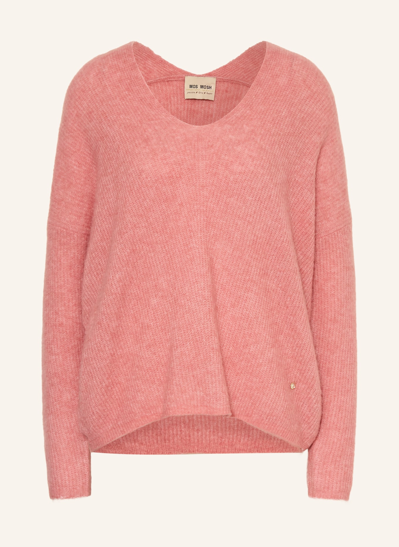 MOS MOSH Pullover THORA mit Alpaka: ROSA