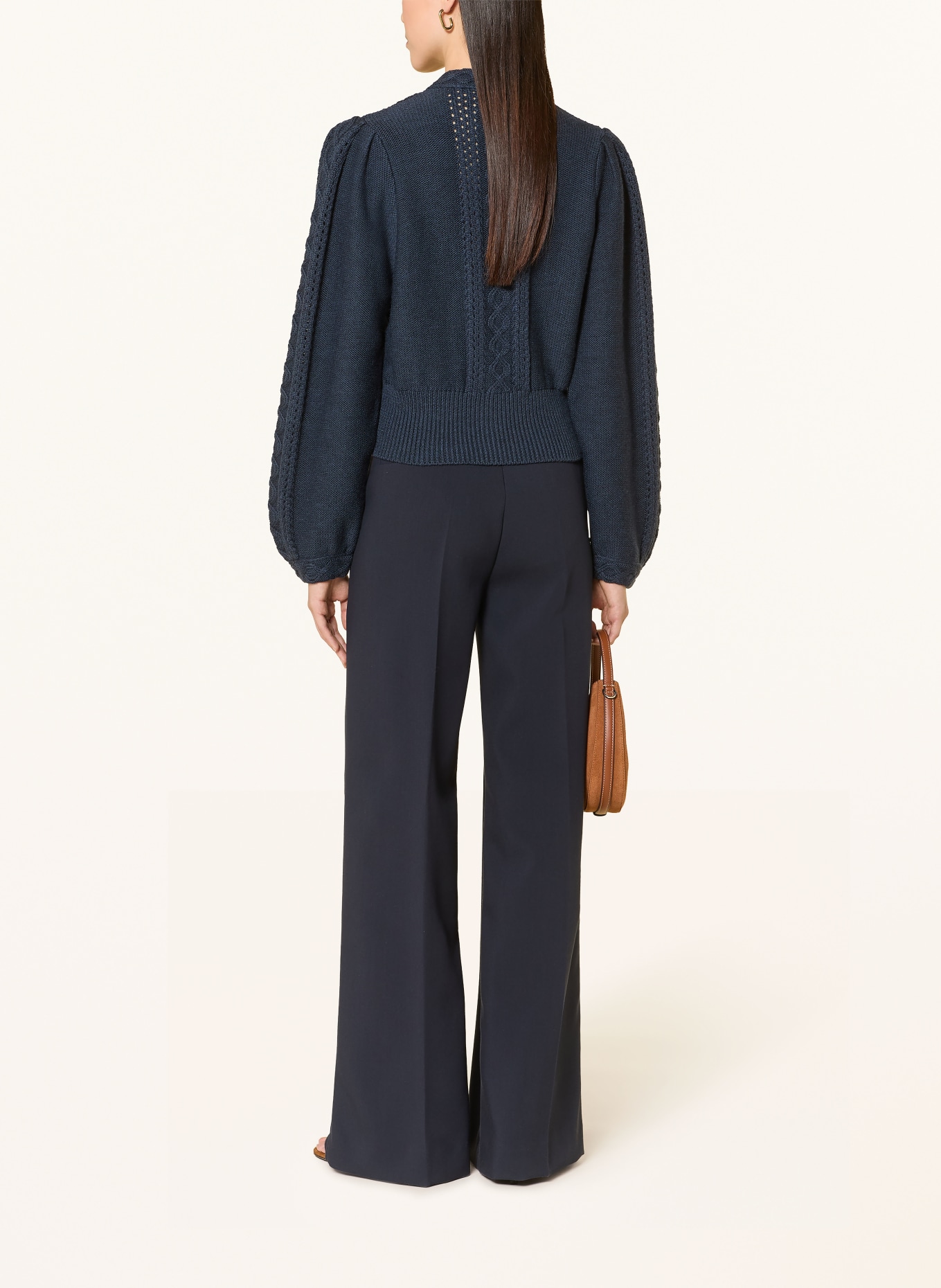 Gottseidank Strickjanker LEA aus Merinowolle: DUNKELBLAU