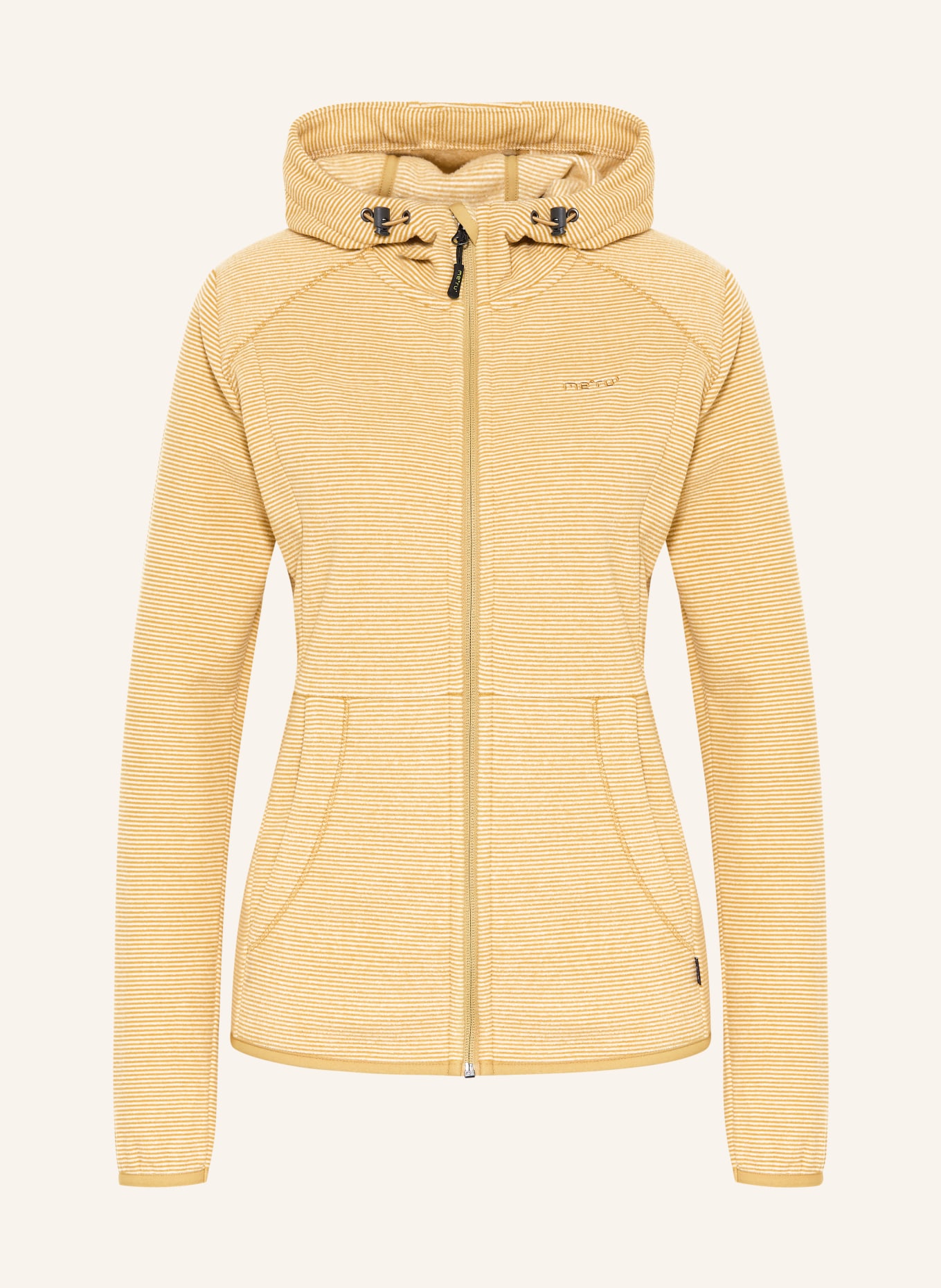 me°ru' Fleecejacke LOUROSA: GELB / HELLGRÜN