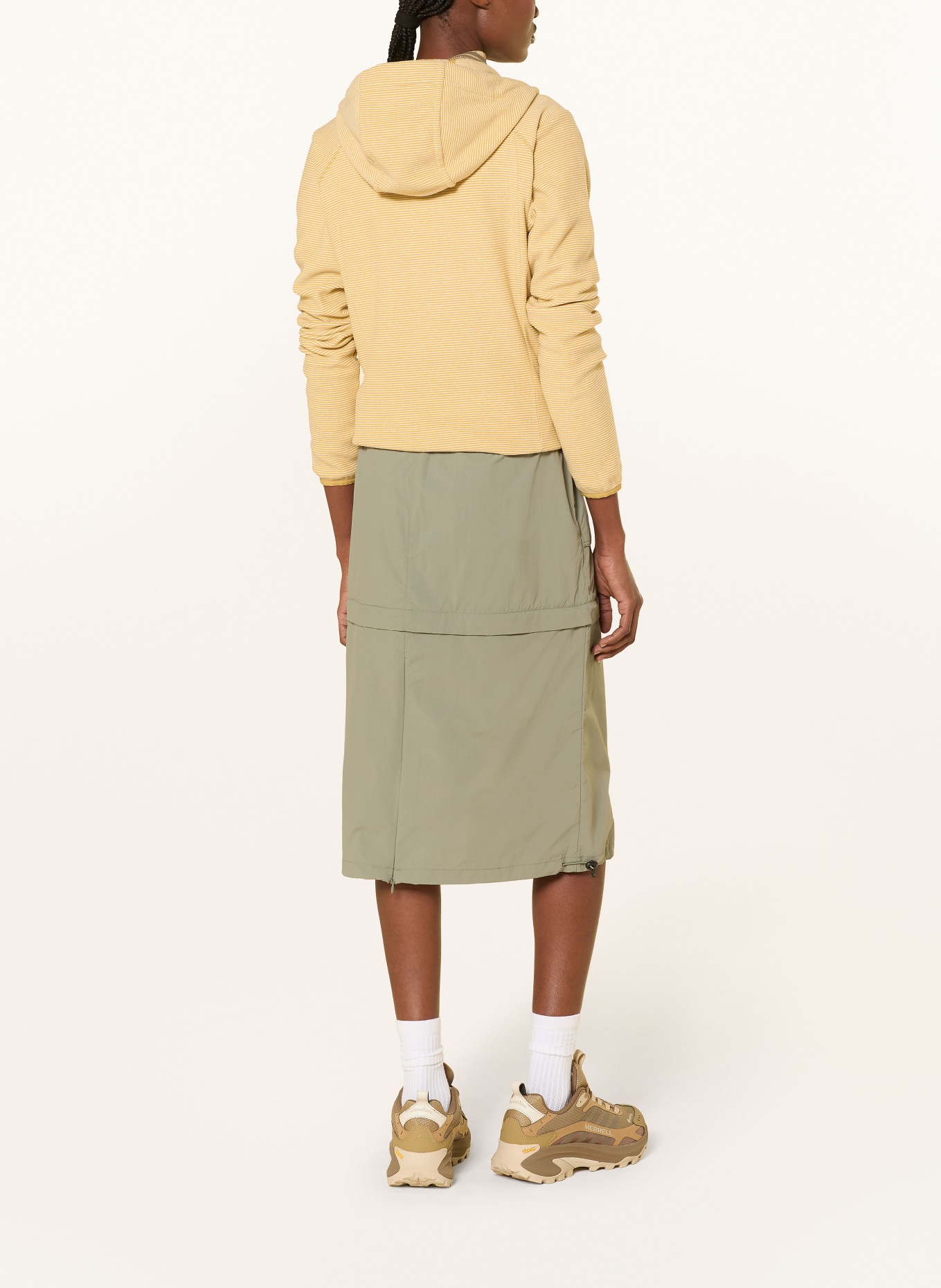 me°ru' Fleecejacke LOUROSA: GELB / HELLGRÜN