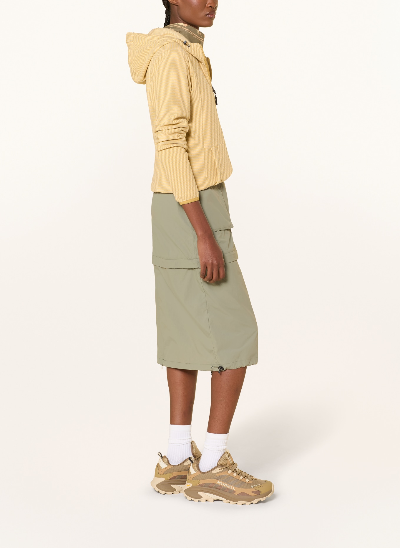 me°ru' Fleecejacke LOUROSA: GELB / HELLGRÜN