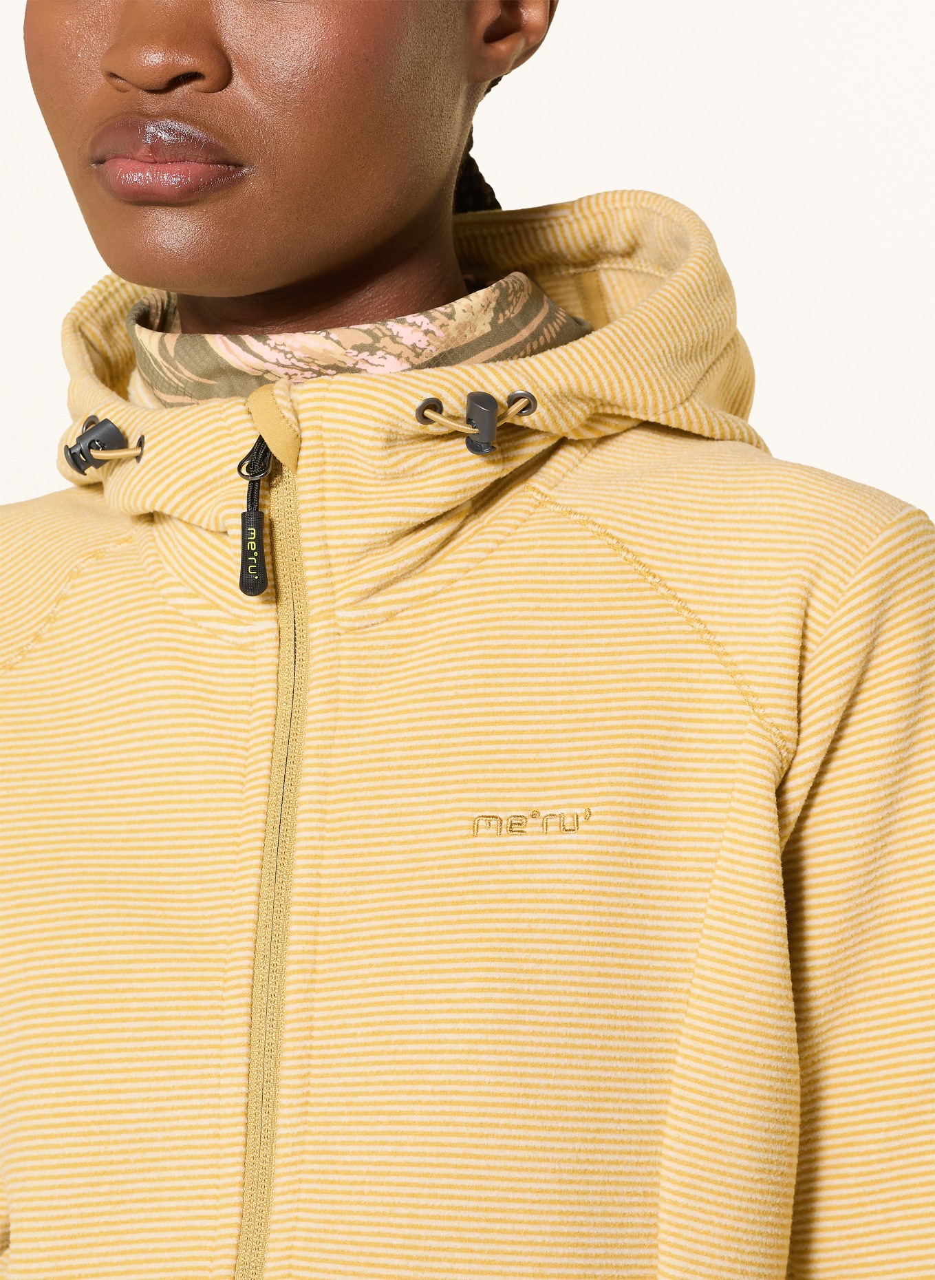 me°ru' Fleecejacke LOUROSA: GELB / HELLGRÜN