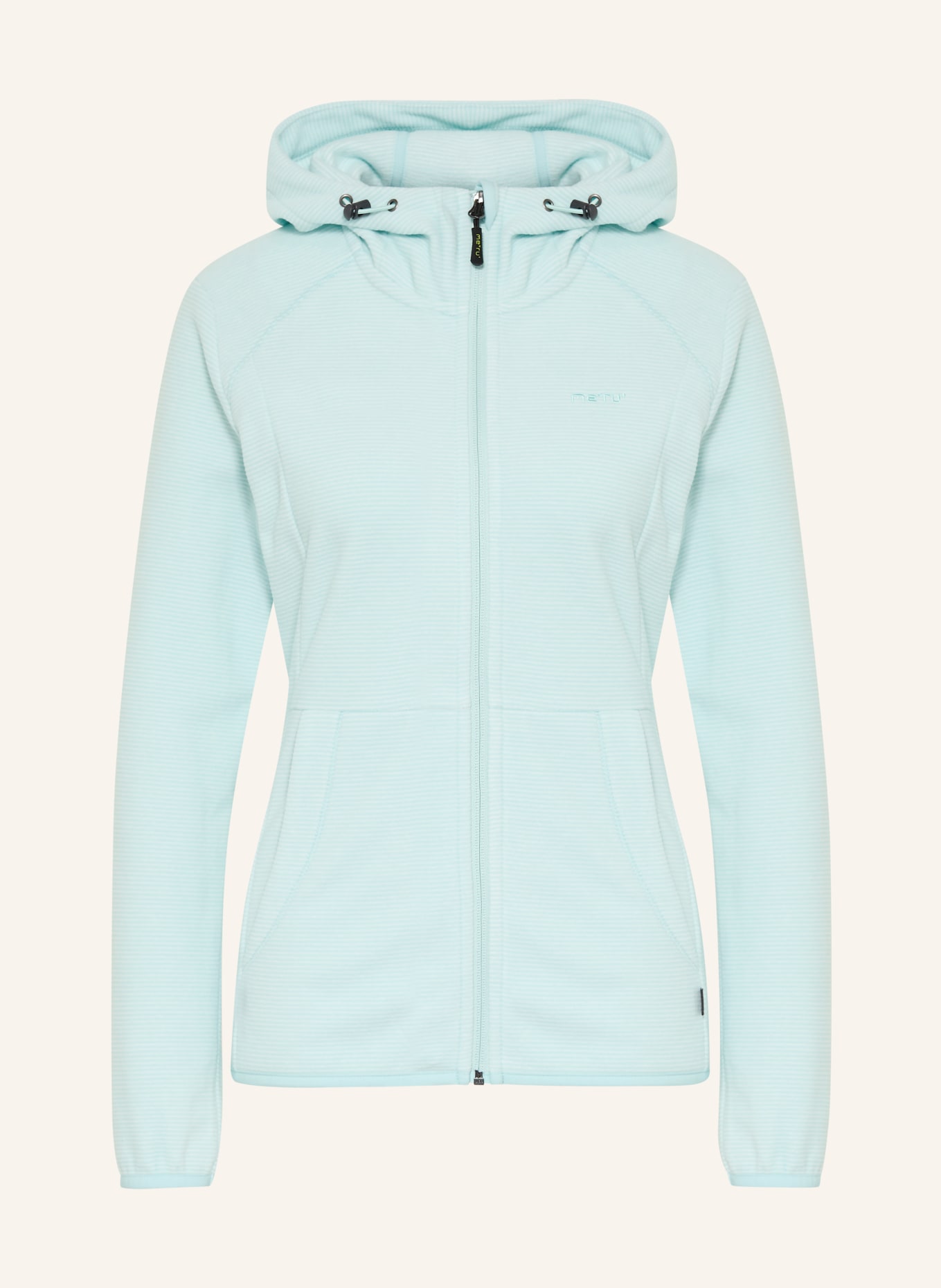 me°ru' Fleecejacke LOUROSA: TÜRKIS / CREME