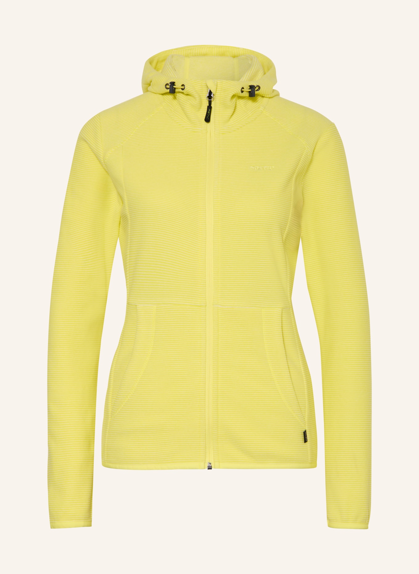 me°ru' Fleecejack LOUROSA: GEEL