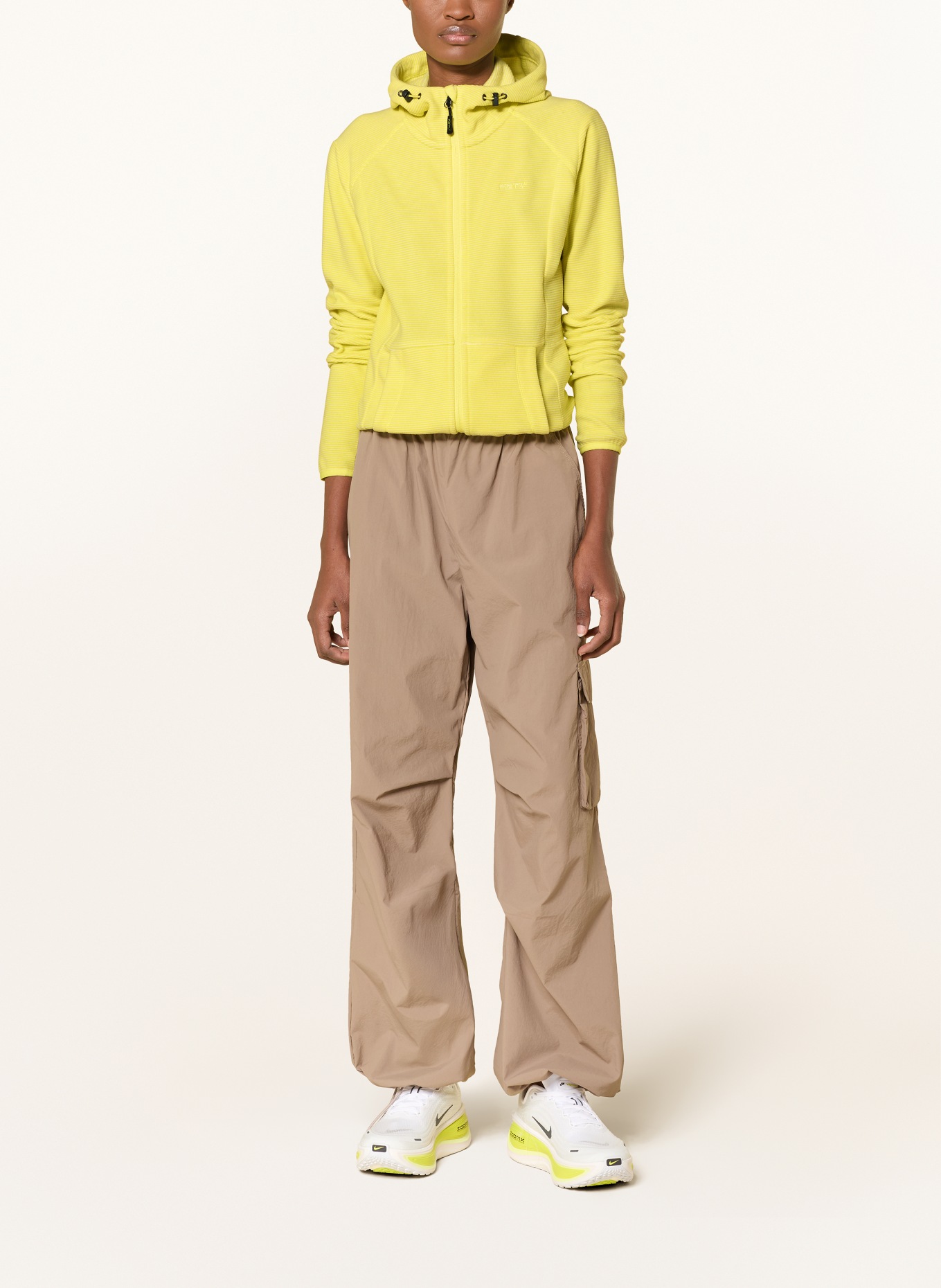 me°ru' Fleecejack LOUROSA: GEEL