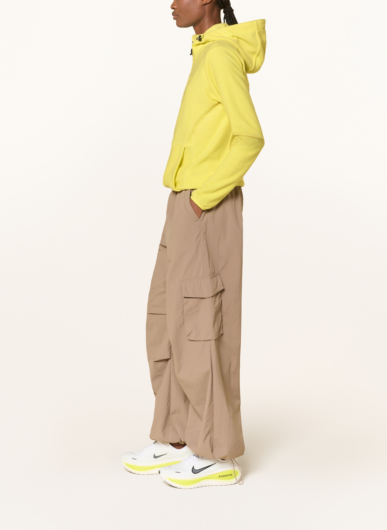 me°ru' Fleecejack LOUROSA: GEEL