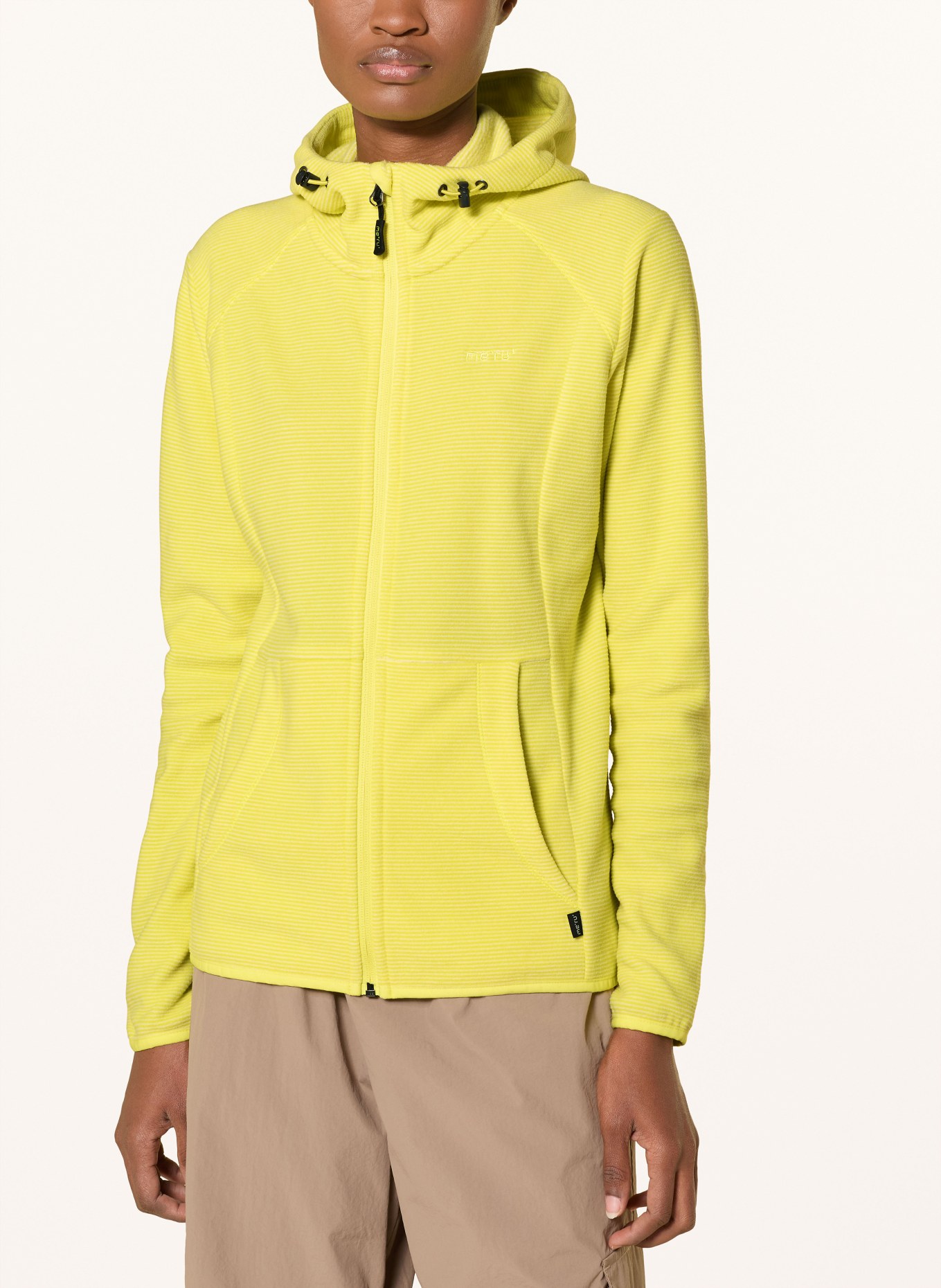 me°ru' Fleecejack LOUROSA: GEEL