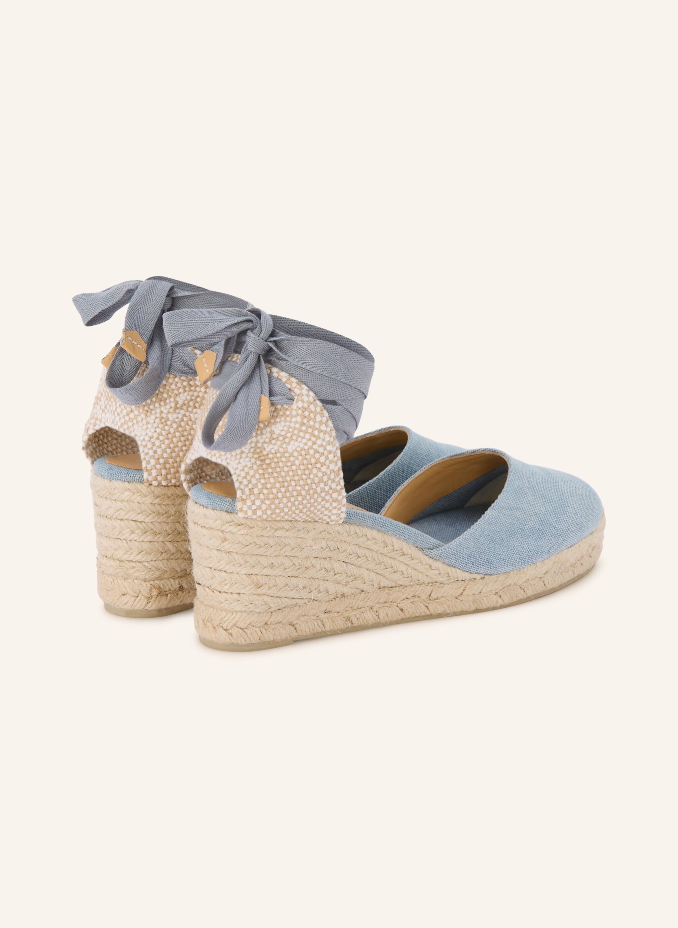 Castaner Sandały na platformie CARINA: SZARONIEBIESKI