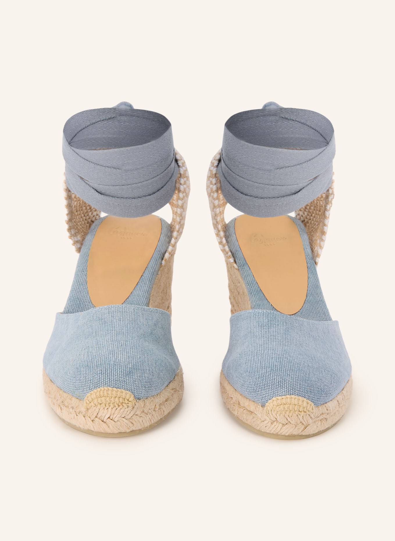Castaner Sandały na platformie CARINA: SZARONIEBIESKI