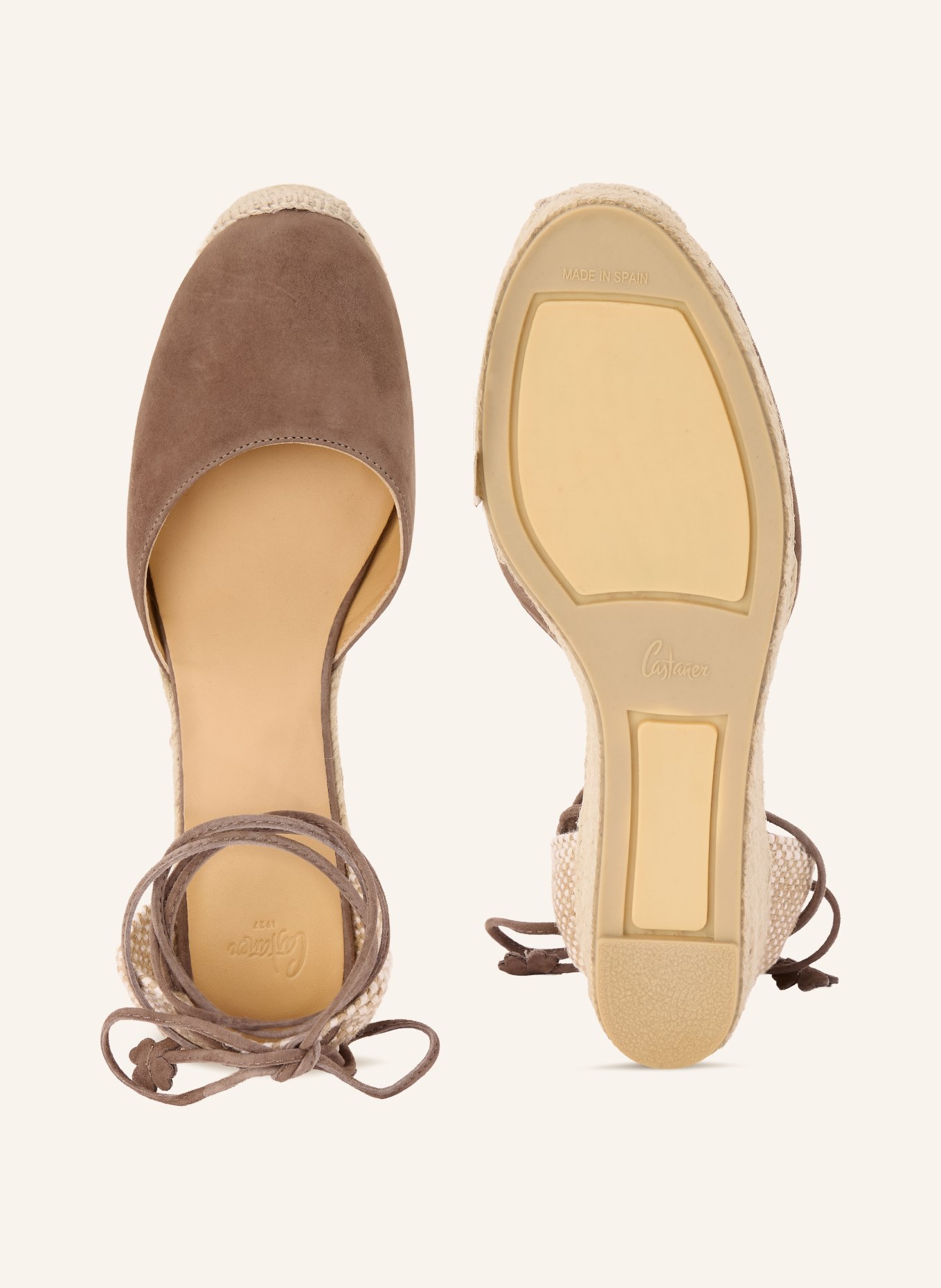 Castaner Wedges CARINA: TAUPE