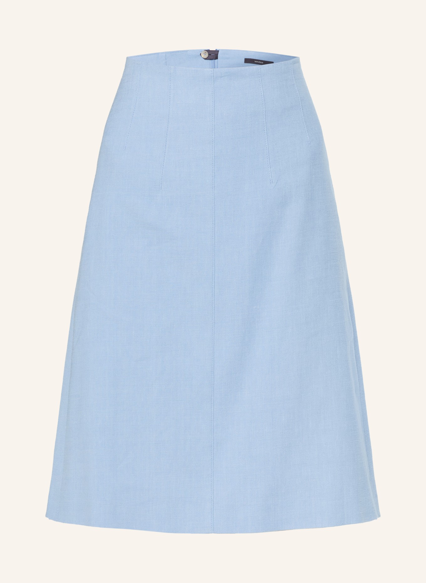 windsor. Rok met linnen: TURQUOISE