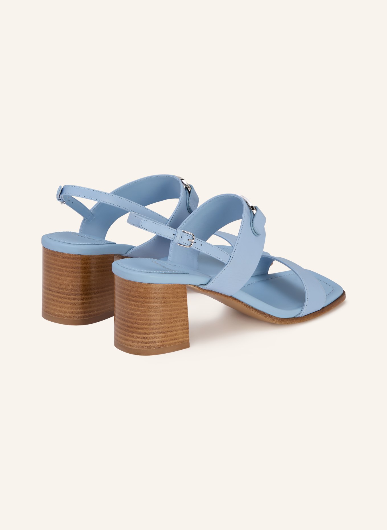 FERRAGAMO sandales: BLEU CLAIR