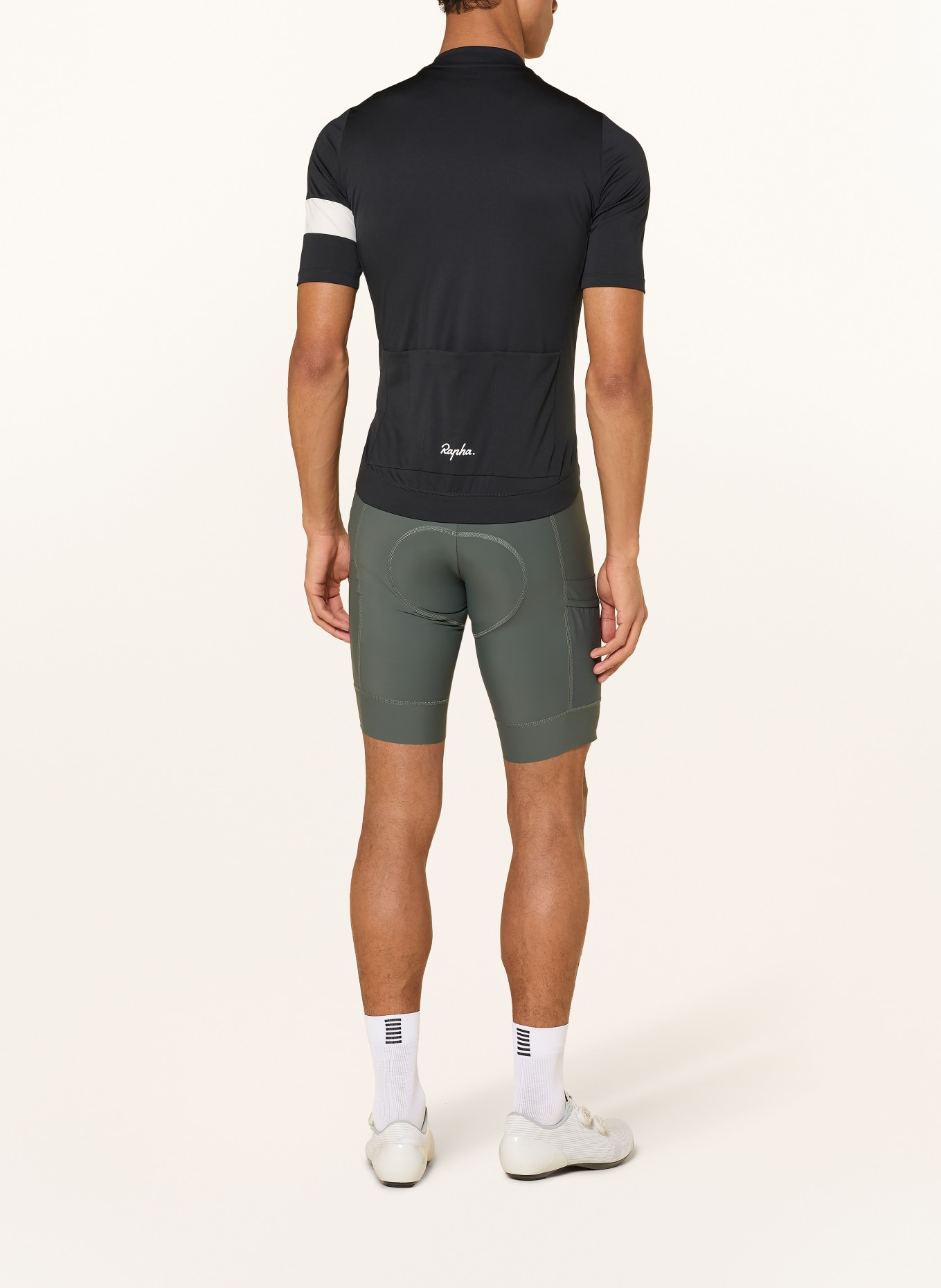 Rapha Koszulka kolarska CORE: CZARNY / BIAŁY